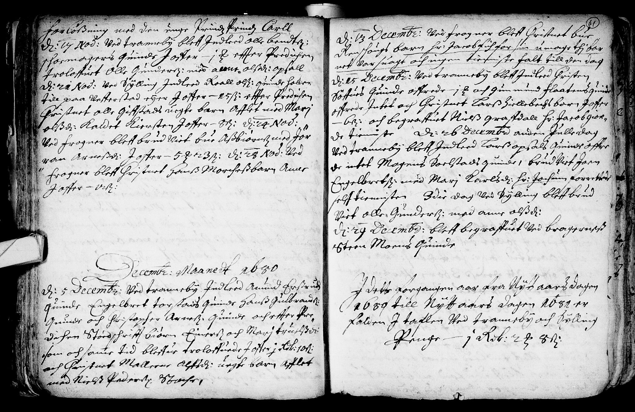 Lier kirkebøker, SAKO/A-230/F/Fa/L0001: Parish register (official) no. I 1, 1672-1701, p. 61