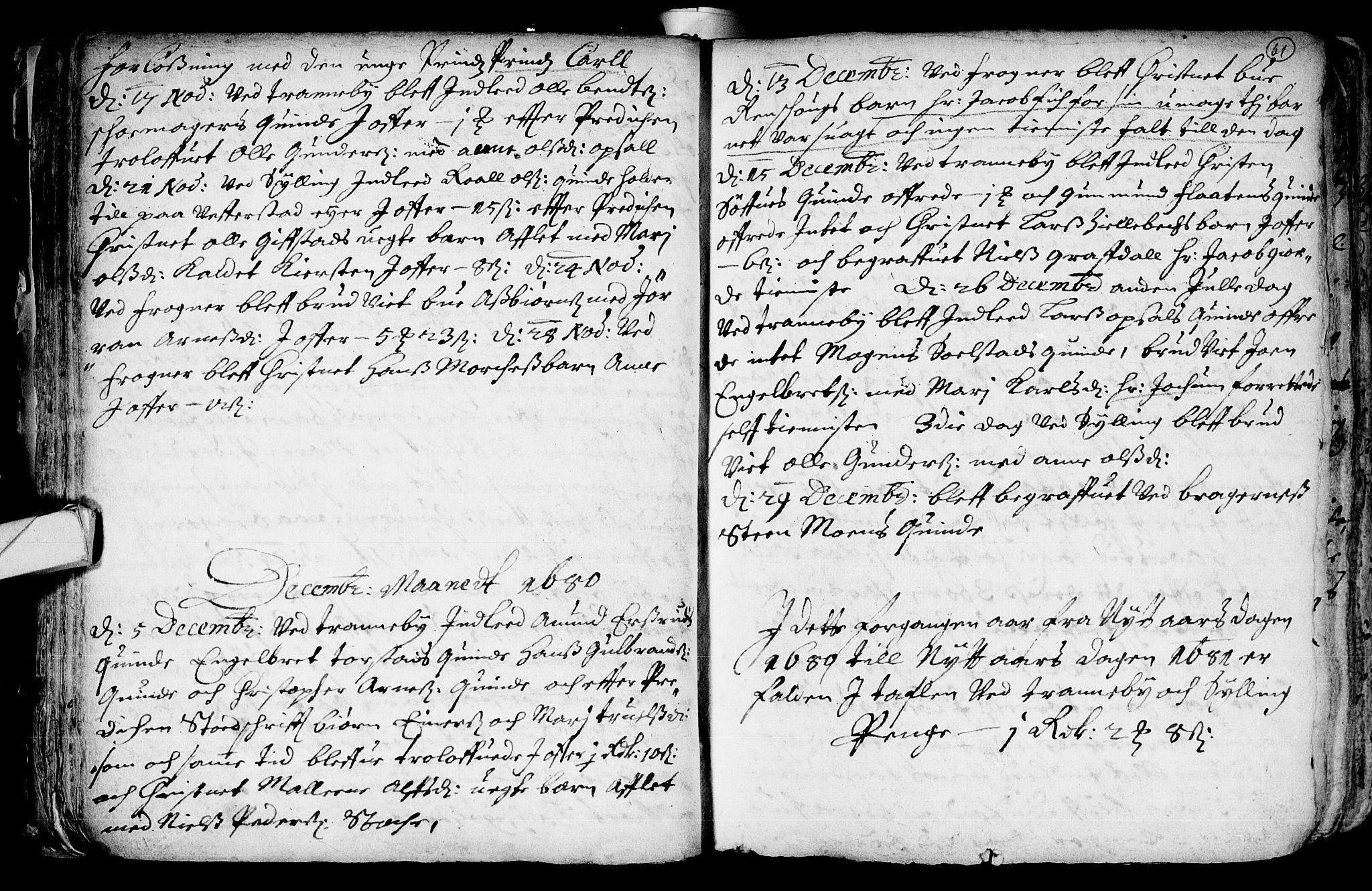 Lier kirkebøker, AV/SAKO-A-230/F/Fa/L0001: Parish register (official) no. I 1, 1672-1701, p. 61