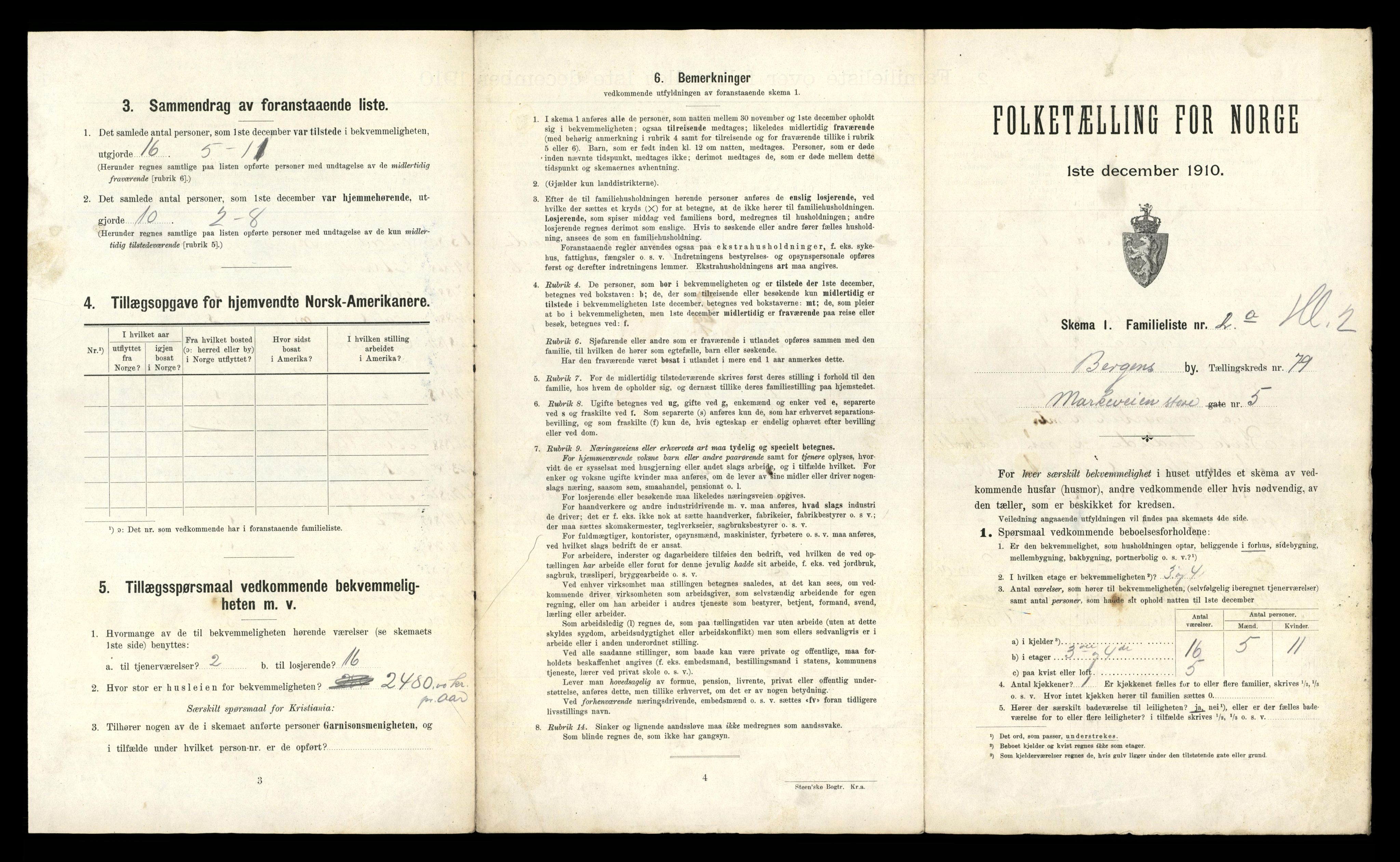 RA, 1910 census for Bergen, 1910, p. 27359