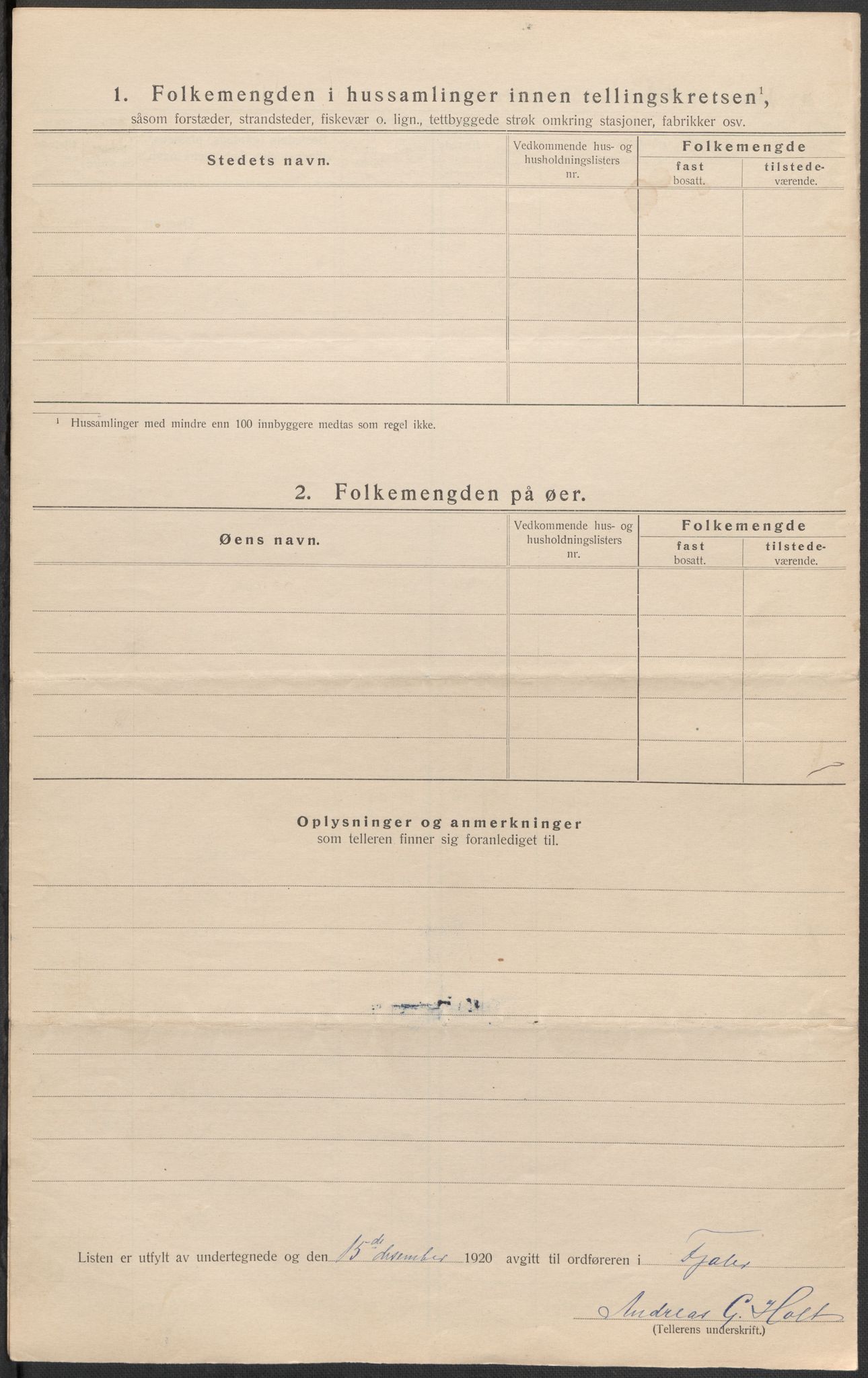 SAB, 1920 census for Fjaler, 1920, p. 19