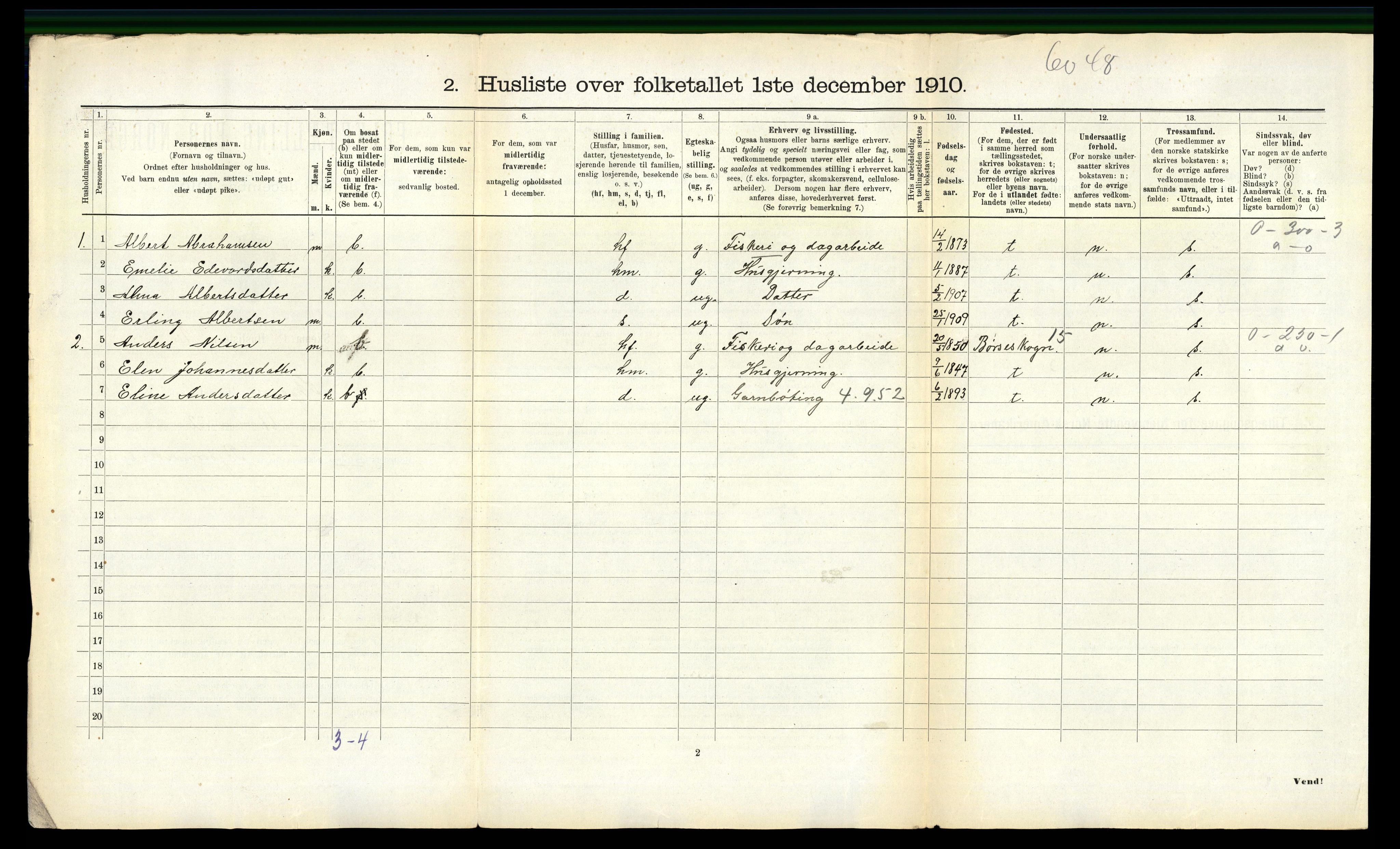 RA, 1910 census for Stjørna, 1910, p. 456