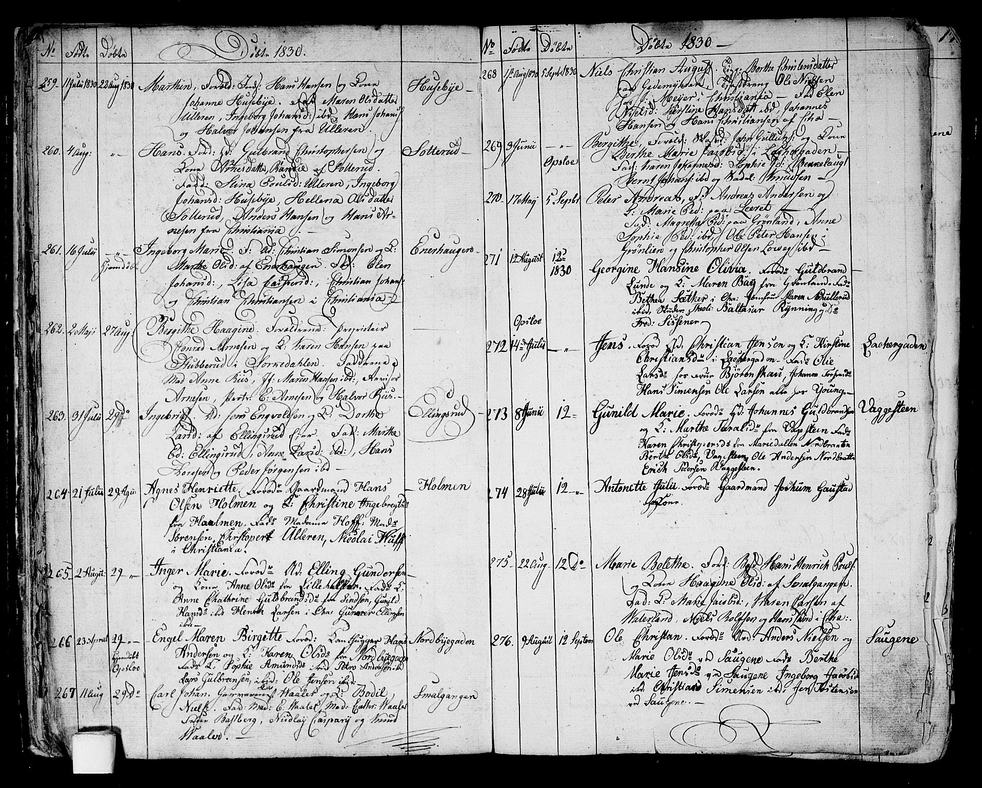 Aker prestekontor kirkebøker, AV/SAO-A-10861/G/L0006: Parish register (copy) no. 6, 1830-1838, p. 16