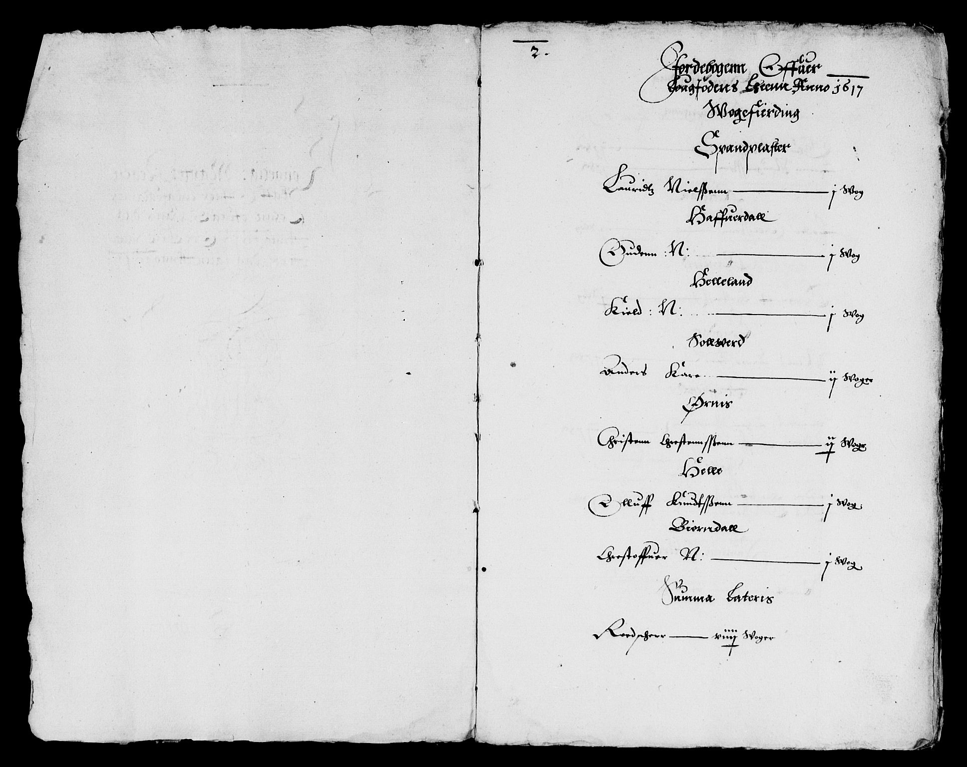 Rentekammeret inntil 1814, Reviderte regnskaper, Lensregnskaper, AV/RA-EA-5023/R/Rb/Rbz/L0008: Nordlandenes len, 1615-1618