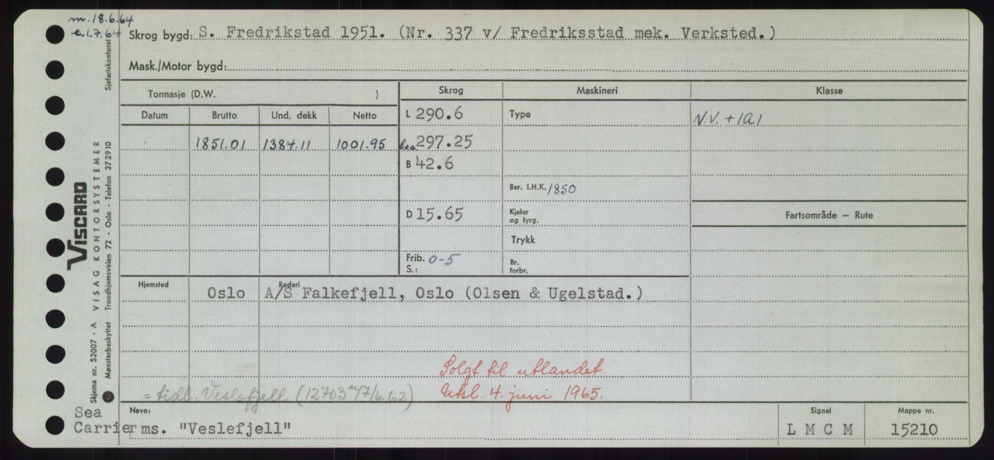 Sjøfartsdirektoratet med forløpere, Skipsmålingen, RA/S-1627/H/Hd/L0040: Fartøy, U-Ve, p. 545