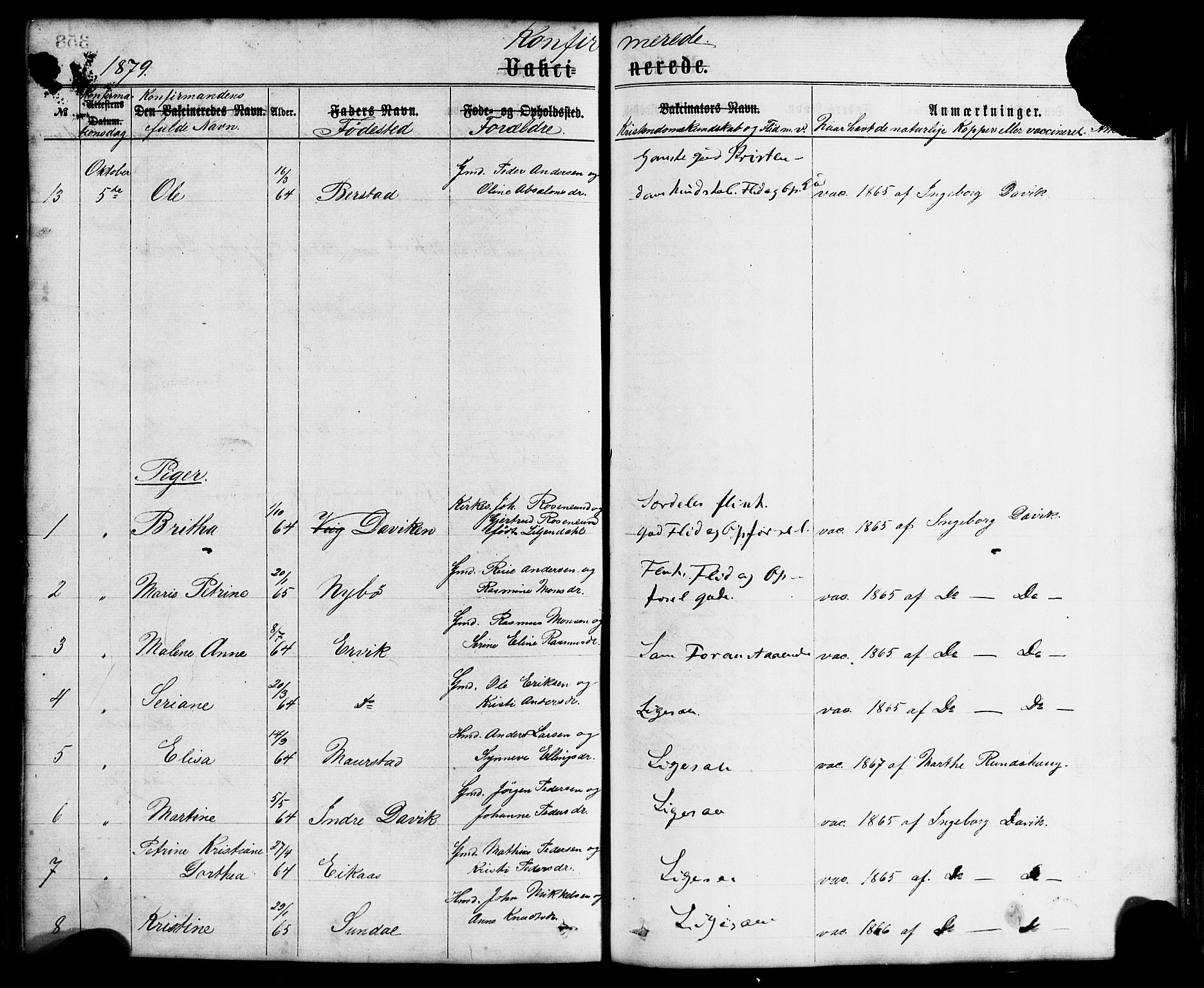 Davik sokneprestembete, AV/SAB-A-79701/H/Haa/Haaa/L0006: Parish register (official) no. A 6, 1867-1881, p. 359