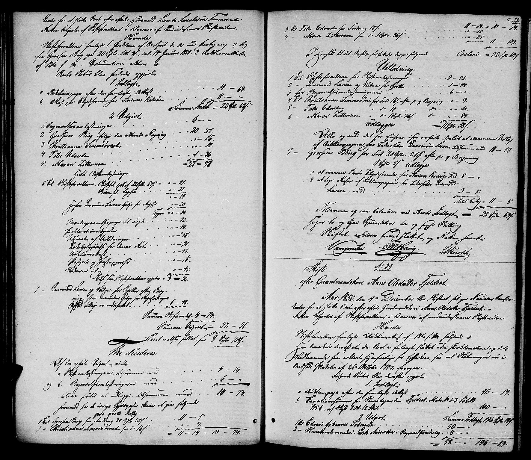 Namdal sorenskriveri, AV/SAT-A-4133/1/3/3A/L0043: Skifteprotokoll nr. 5, 1850-1858, p. 22