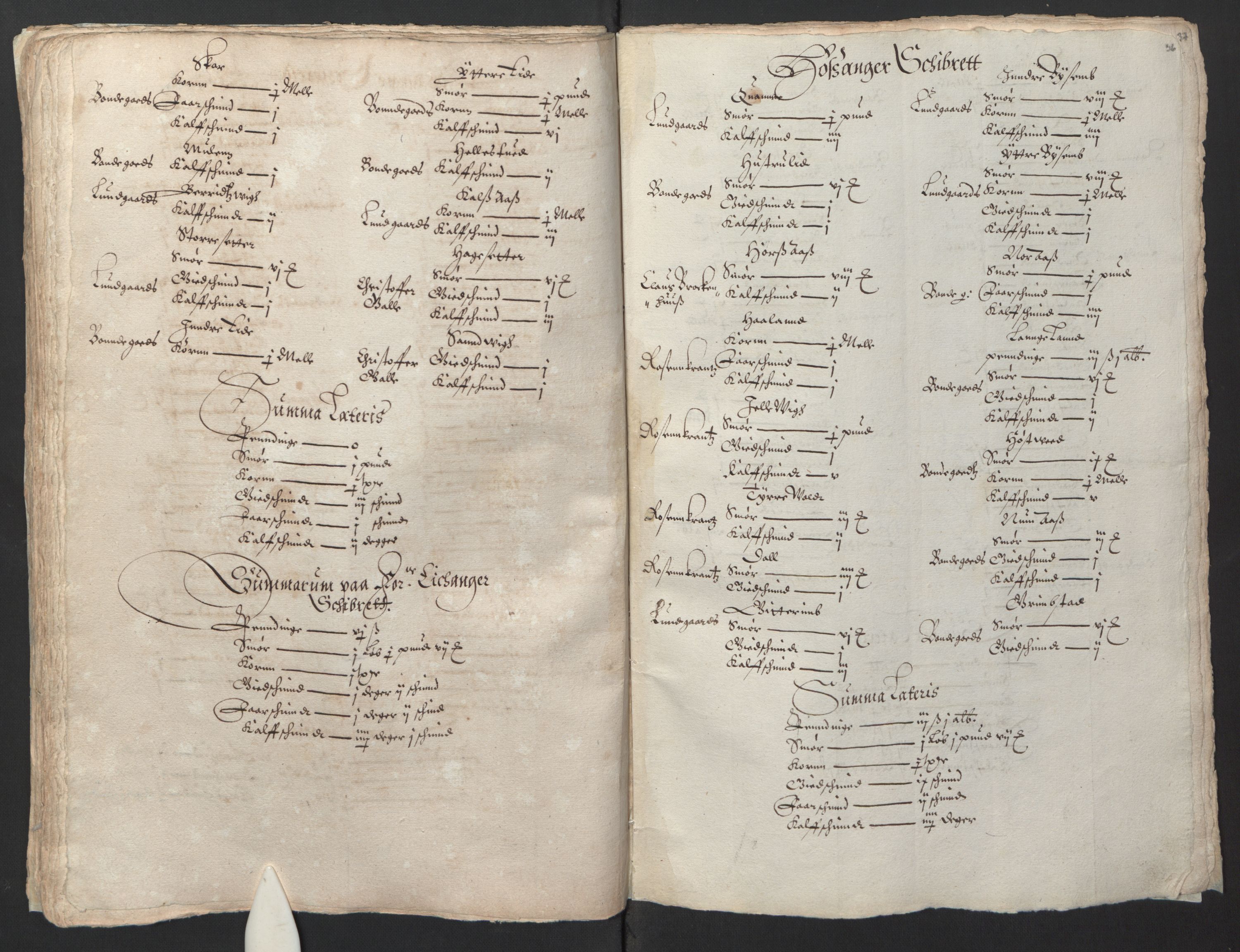 Stattholderembetet 1572-1771, AV/RA-EA-2870/Ek/L0003/0001: Jordebøker til utlikning av garnisonsskatt 1624-1626: / Jordebøker for Bergenhus len, 1624-1625, p. 105