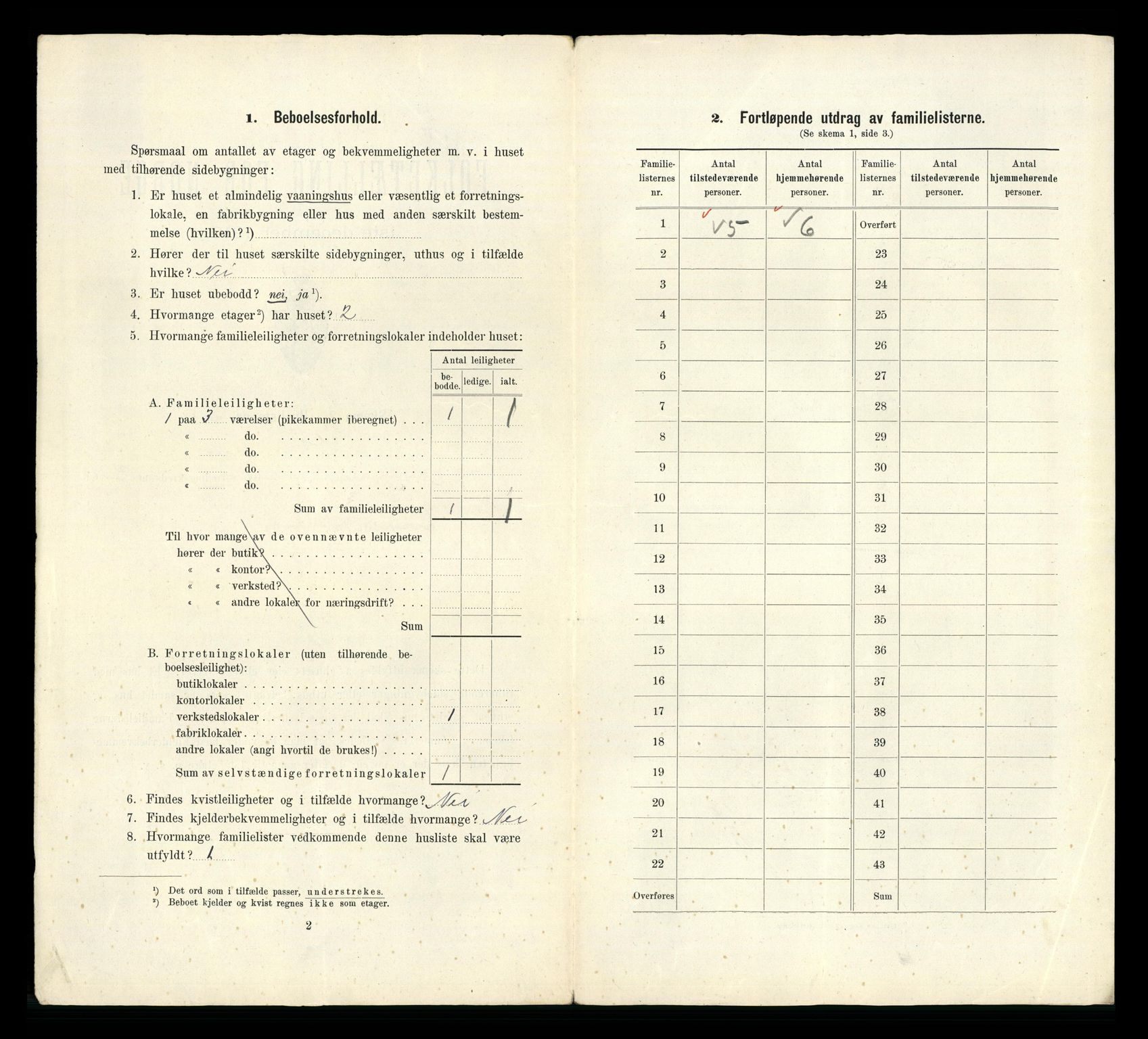 RA, 1910 census for Arendal, 1910, p. 792