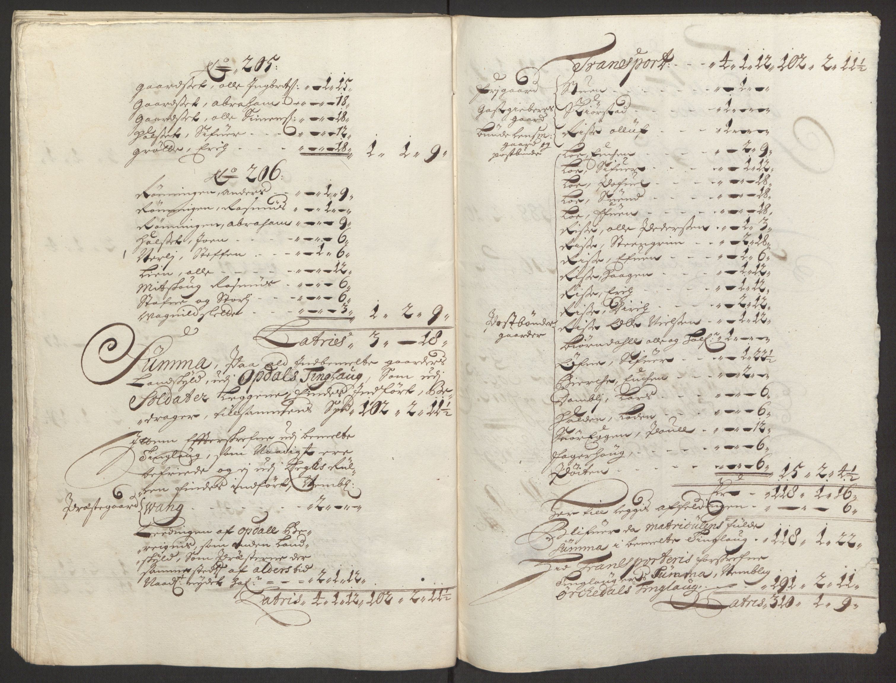Rentekammeret inntil 1814, Reviderte regnskaper, Fogderegnskap, AV/RA-EA-4092/R60/L3944: Fogderegnskap Orkdal og Gauldal, 1694, p. 125