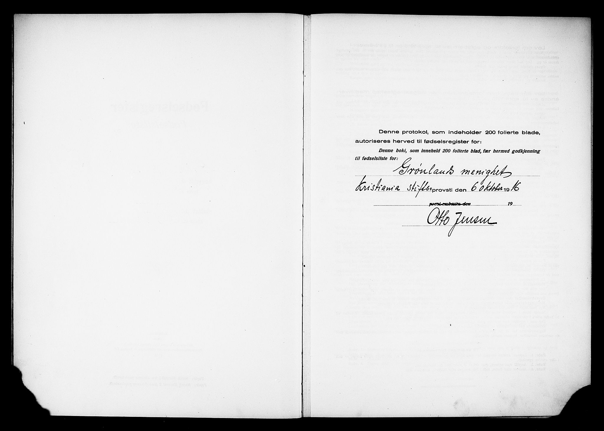Grønland prestekontor Kirkebøker, AV/SAO-A-10848/J/Ja/L0001: Birth register no. 1, 1916-1922