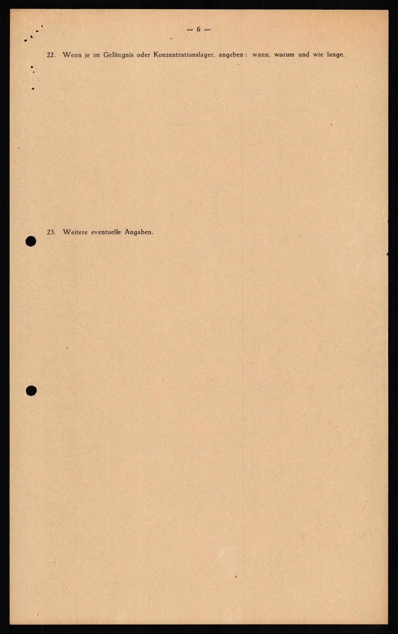 Forsvaret, Forsvarets overkommando II, RA/RAFA-3915/D/Db/L0011: CI Questionaires. Tyske okkupasjonsstyrker i Norge. Tyskere., 1945-1946, p. 102