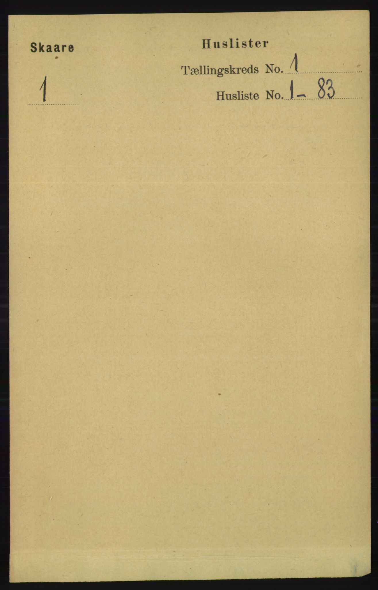 RA, 1891 census for 1153 Skåre, 1891, p. 17