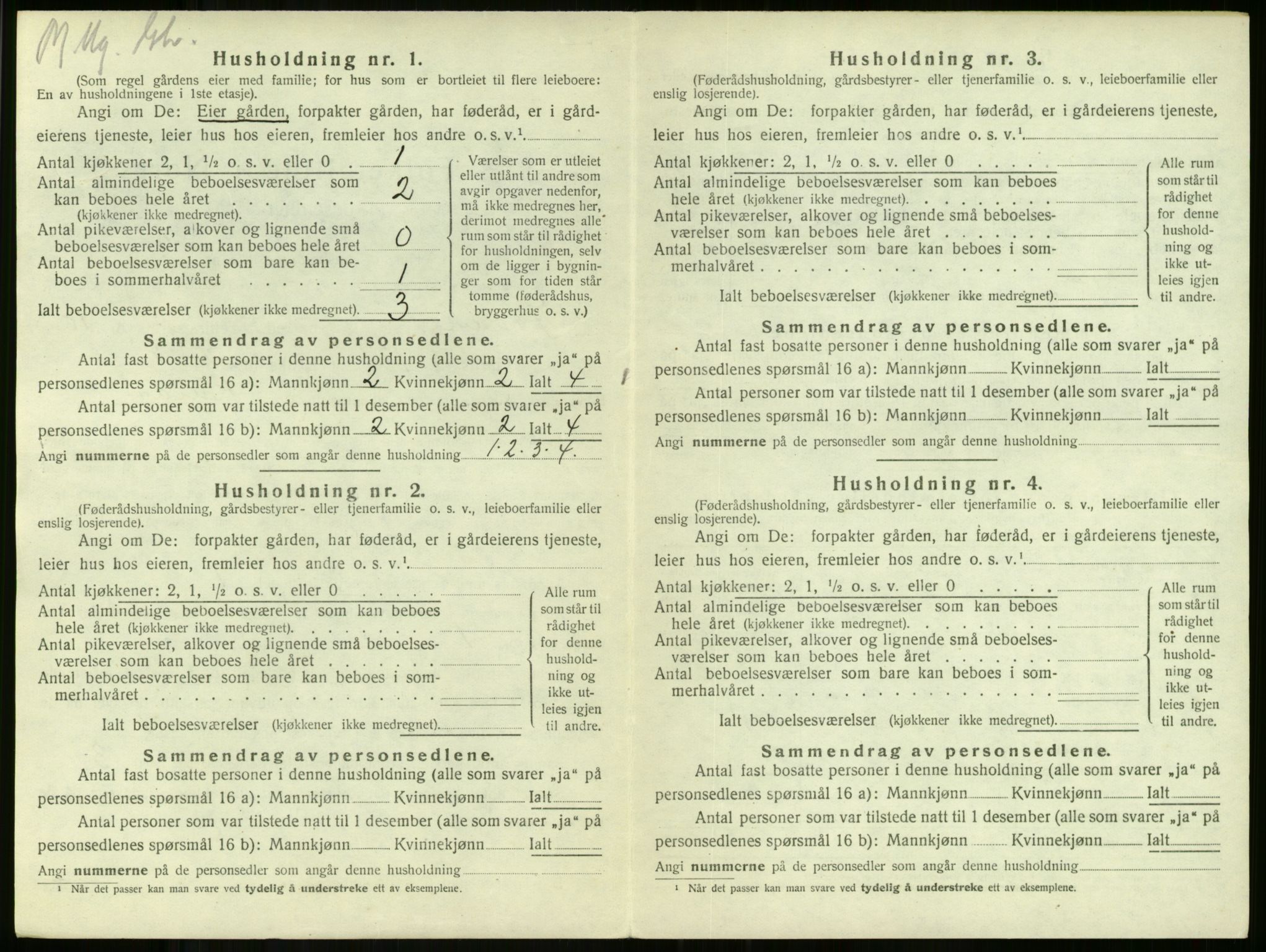 SAKO, 1920 census for Stokke, 1920, p. 1823