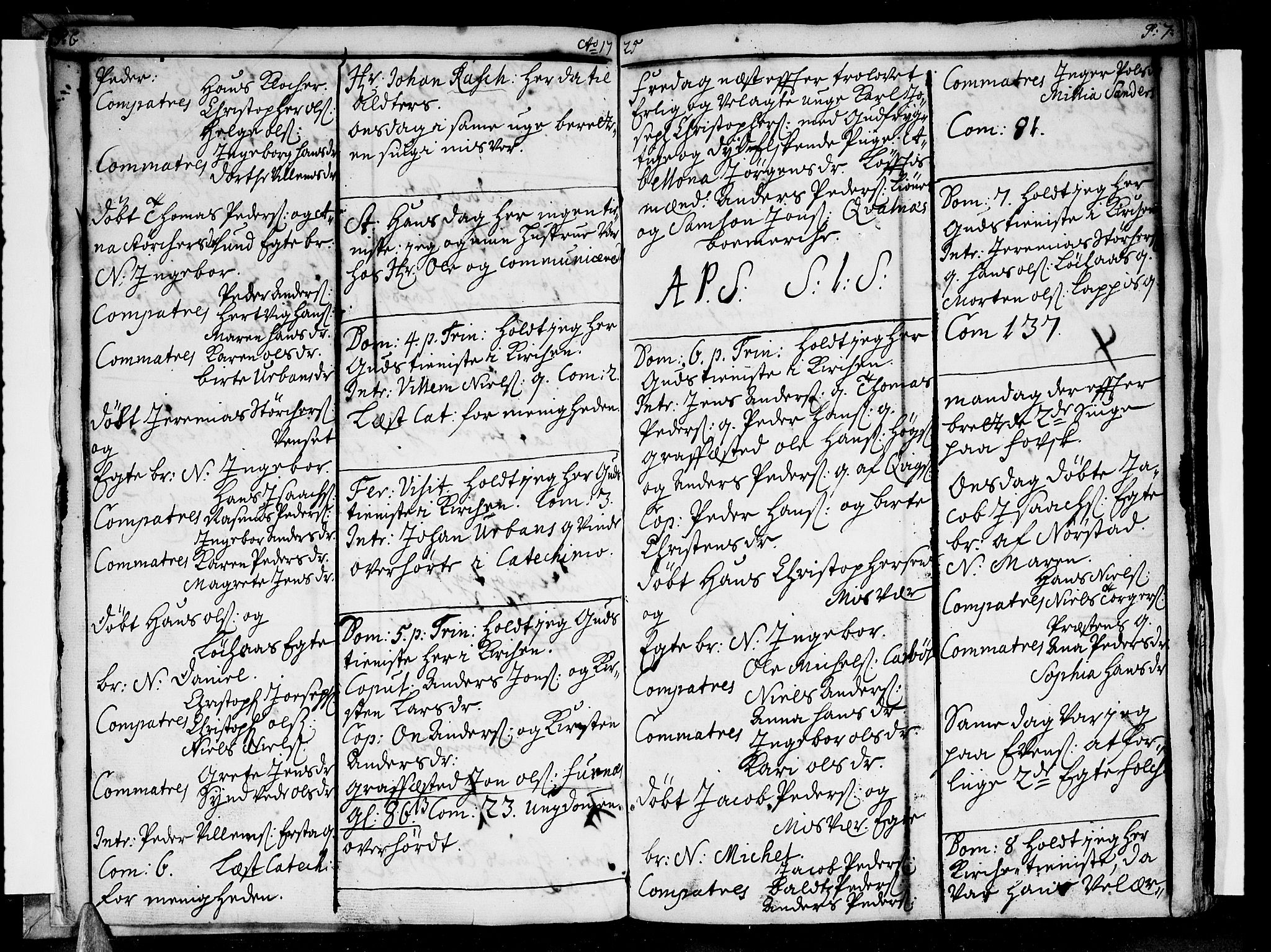 Ministerialprotokoller, klokkerbøker og fødselsregistre - Nordland, AV/SAT-A-1459/852/L0733: Parish register (official) no. 852A03, 1725-1748, p. 6-7