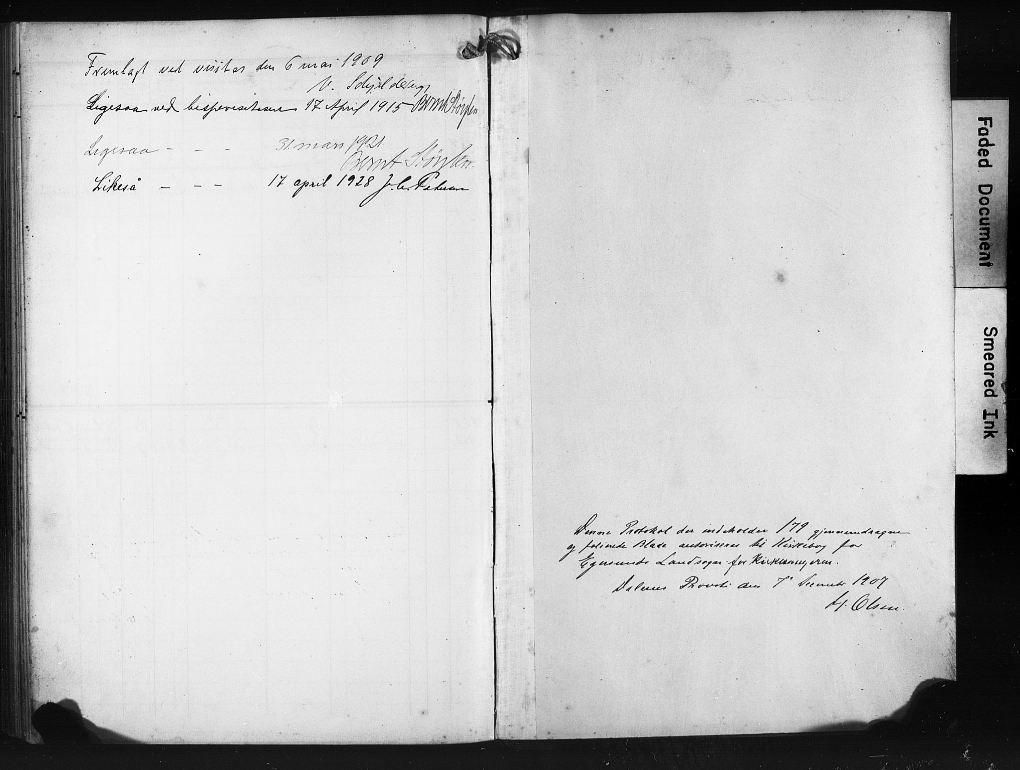 Eigersund sokneprestkontor, AV/SAST-A-101807/S09/L0011: Parish register (copy) no. B 11, 1908-1930