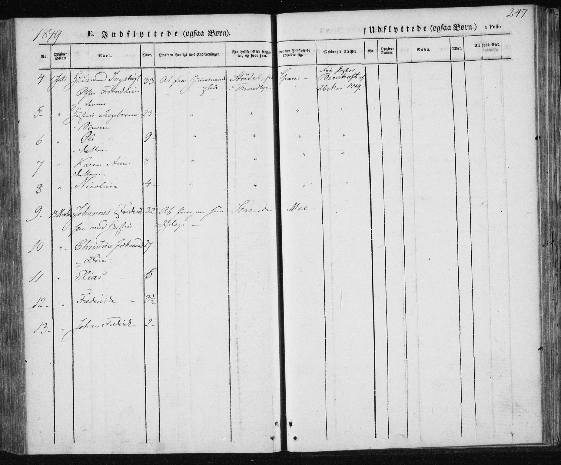 Ministerialprotokoller, klokkerbøker og fødselsregistre - Nordland, AV/SAT-A-1459/820/L0291: Parish register (official) no. 820A12, 1846-1854, p. 247