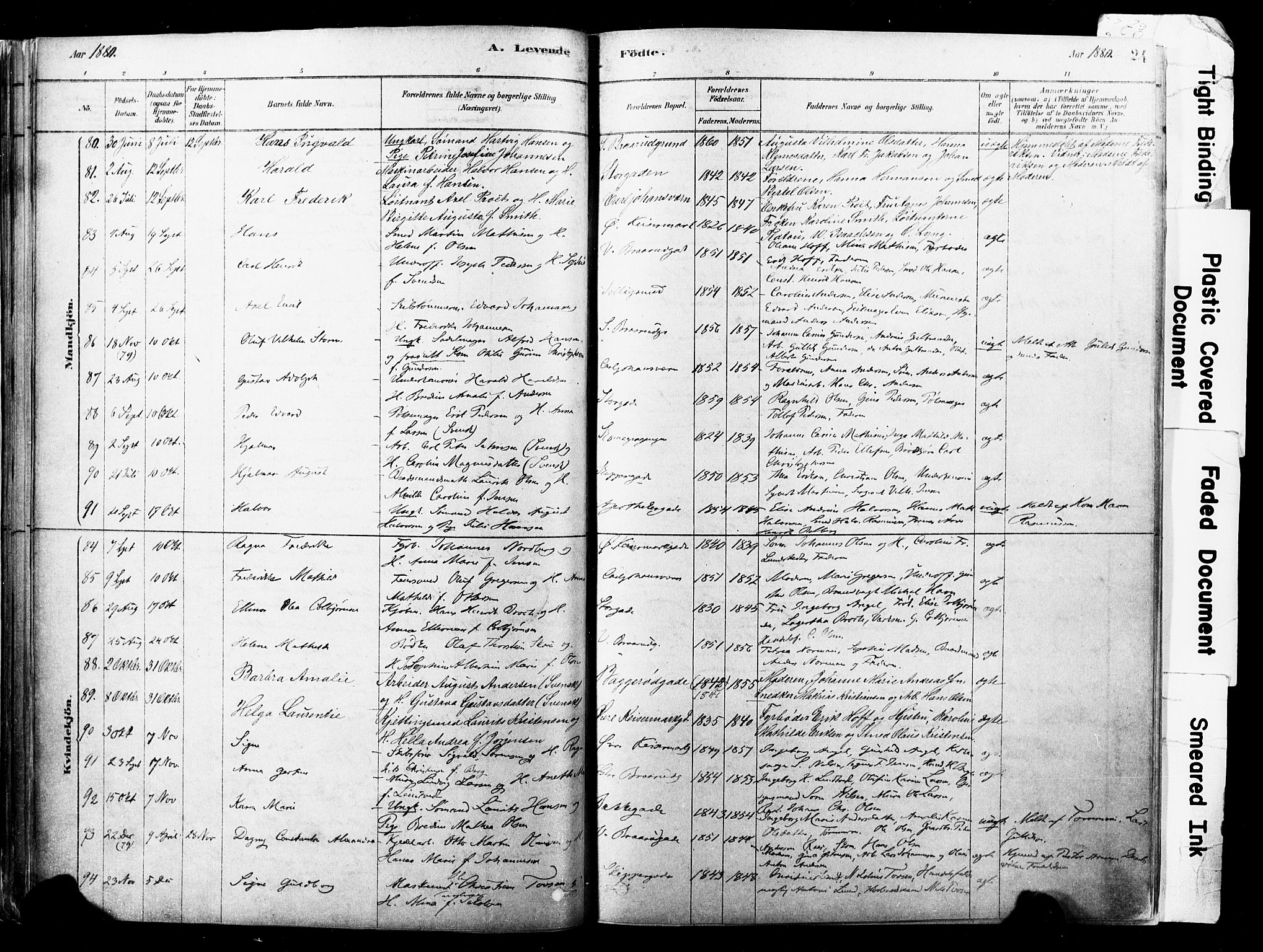 Horten kirkebøker, SAKO/A-348/F/Fa/L0003: Parish register (official) no. 3, 1878-1887, p. 24