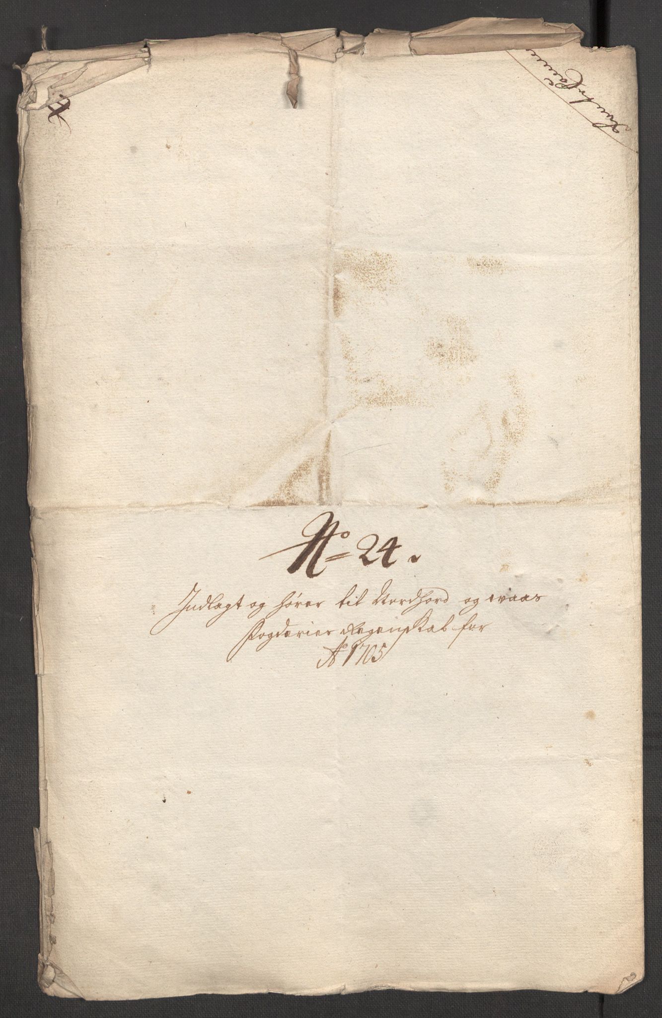 Rentekammeret inntil 1814, Reviderte regnskaper, Fogderegnskap, AV/RA-EA-4092/R51/L3187: Fogderegnskap Nordhordland og Voss, 1704-1705, p. 395