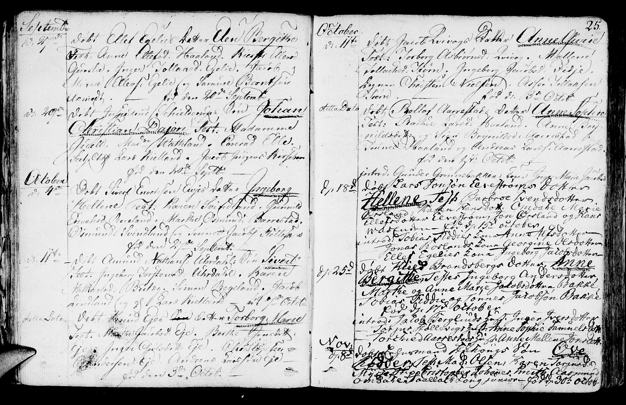 Sokndal sokneprestkontor, AV/SAST-A-101808: Parish register (official) no. A 5, 1806-1826, p. 25