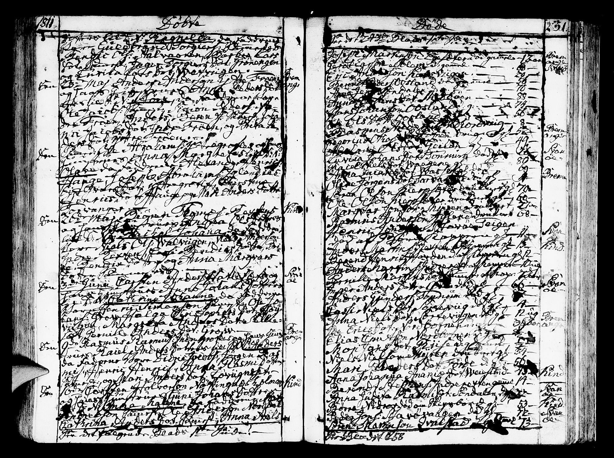 Kinn sokneprestembete, AV/SAB-A-80801/H/Haa/Haaa/L0003: Parish register (official) no. A 3, 1785-1821, p. 251