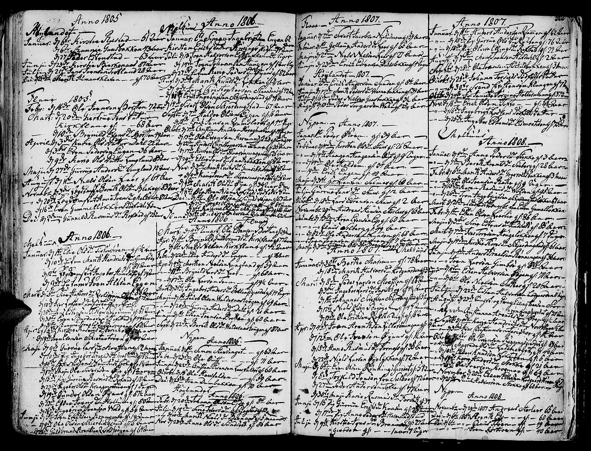 Ministerialprotokoller, klokkerbøker og fødselsregistre - Sør-Trøndelag, SAT/A-1456/691/L1061: Parish register (official) no. 691A02 /1, 1768-1815, p. 222