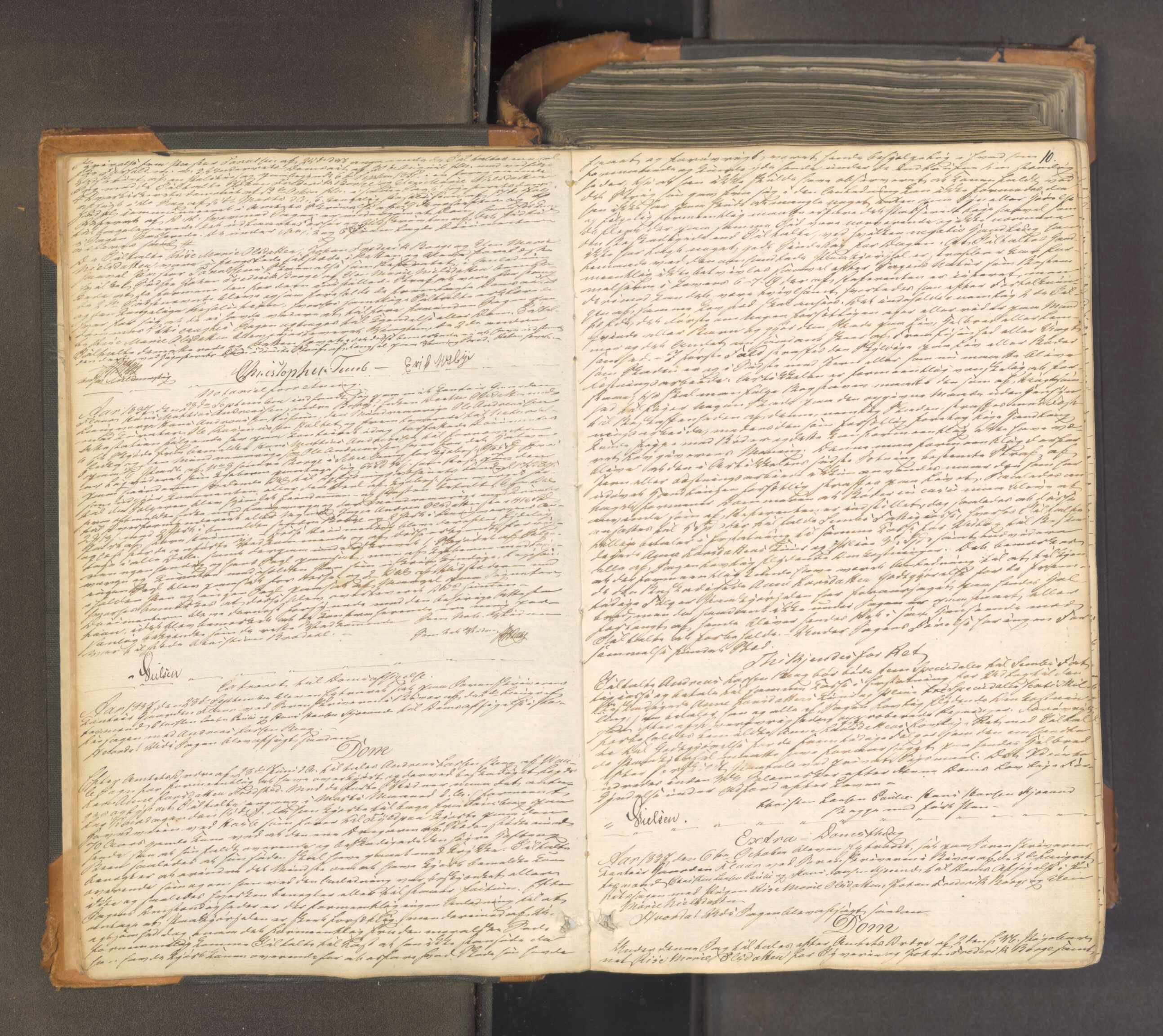 Søndre Jarlsberg sorenskriveri, AV/SAKO-A-129/F/Fa/L0033: Tingbok, 1837-1845, p. 9b-10a