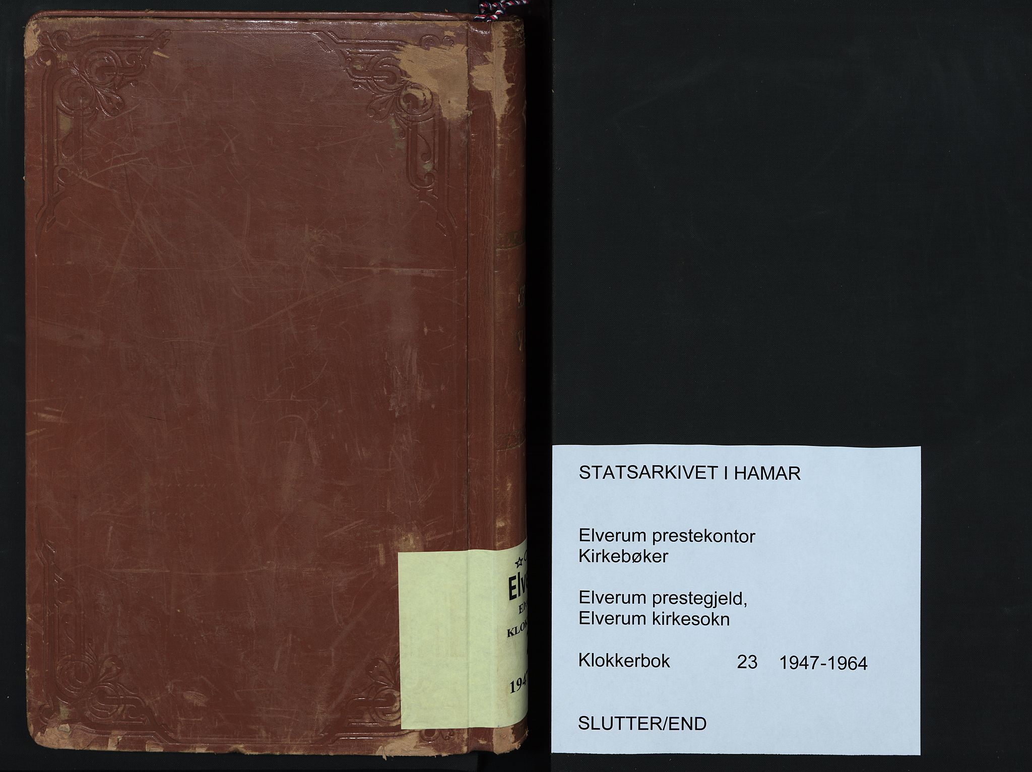 Elverum prestekontor, AV/SAH-PREST-044/H/Ha/Hab/L0023: Parish register (copy) no. 23, 1947-1964