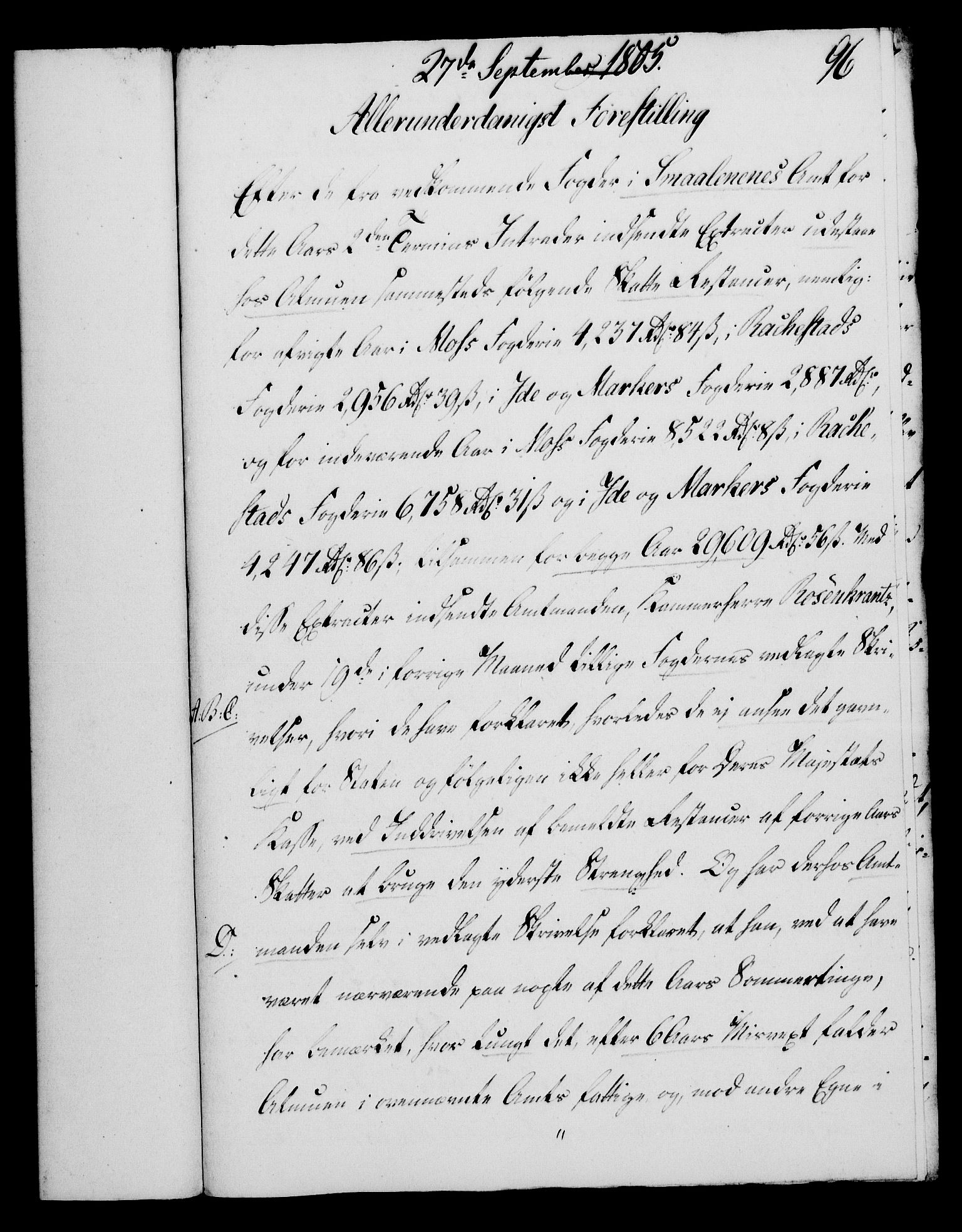 Rentekammeret, Kammerkanselliet, RA/EA-3111/G/Gf/Gfa/L0087: Norsk relasjons- og resolusjonsprotokoll (merket RK 52.87), 1805, p. 541