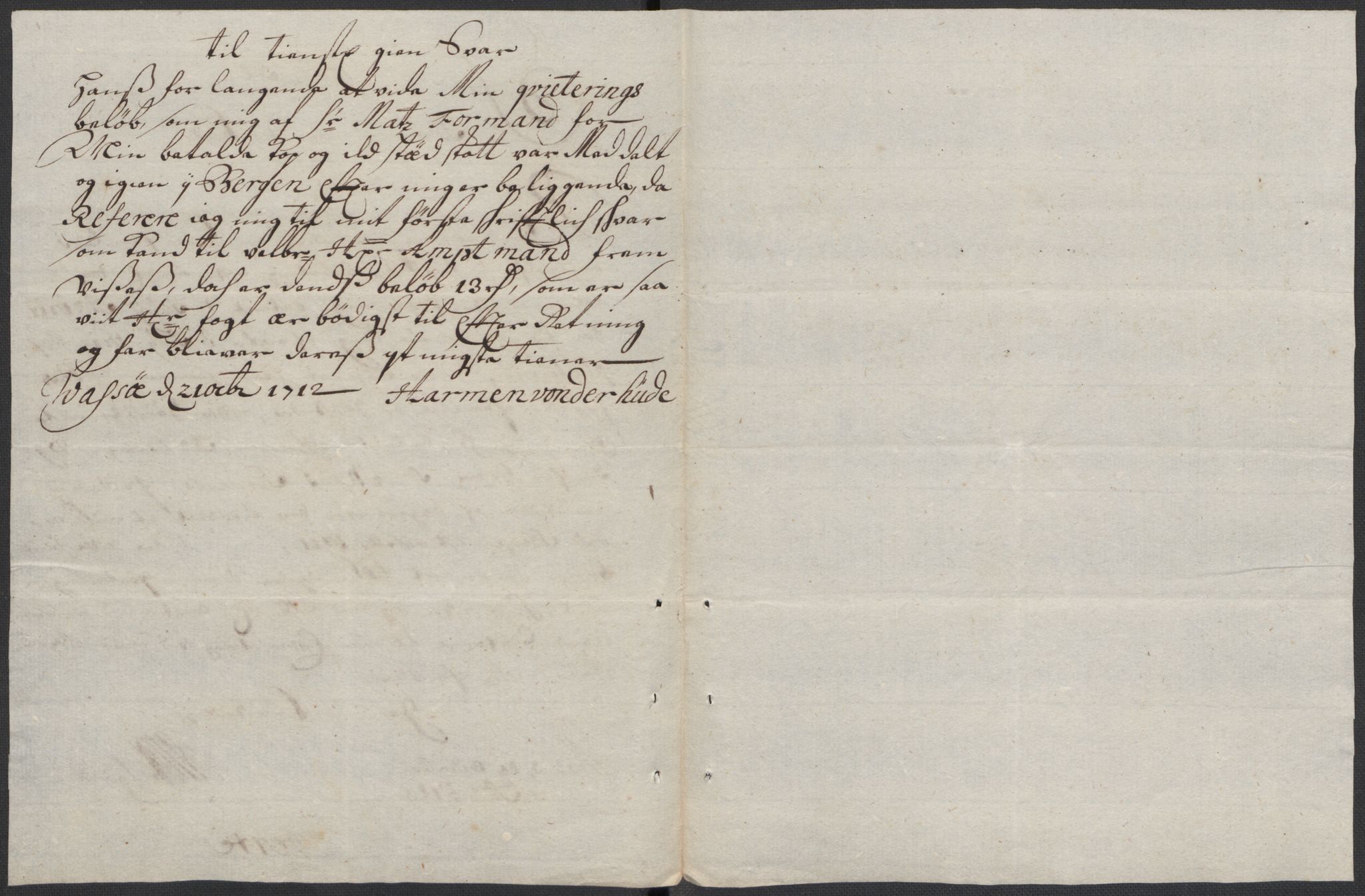 Rentekammeret inntil 1814, Reviderte regnskaper, Fogderegnskap, AV/RA-EA-4092/R69/L4855: Fogderegnskap Finnmark/Vardøhus, 1709-1712, p. 679