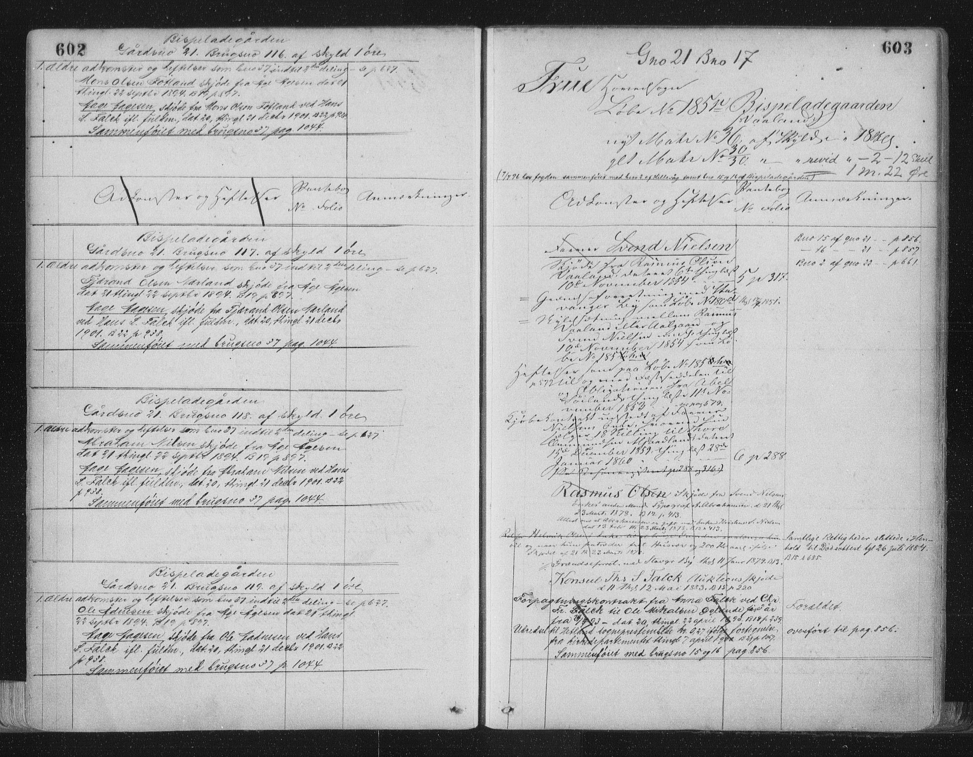 Jæren sorenskriveri, SAST/A-100310/01/4/41/41ABB/L0001: Mortgage register no. 41 ABB1, 1898, p. 602-603