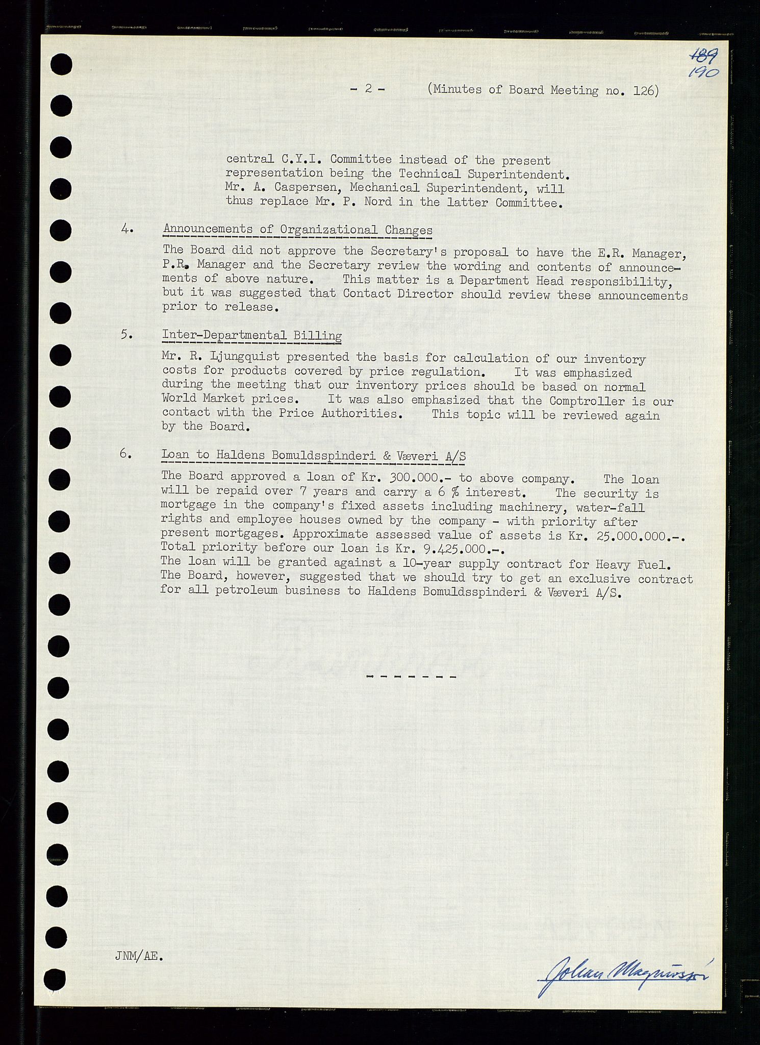 Pa 0982 - Esso Norge A/S, AV/SAST-A-100448/A/Aa/L0001/0004: Den administrerende direksjon Board minutes (styrereferater) / Den administrerende direksjon Board minutes (styrereferater), 1963-1964, p. 73