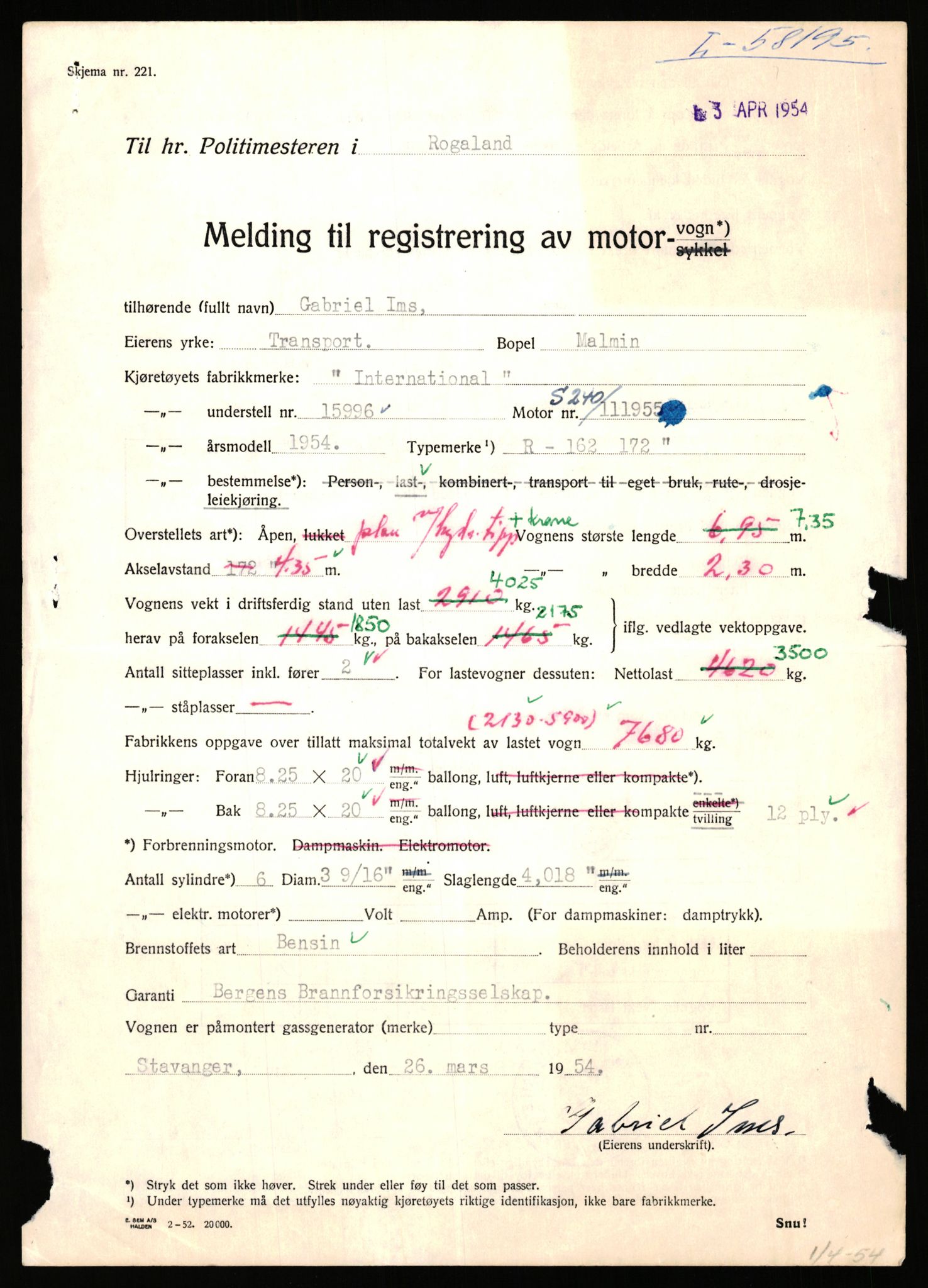 Stavanger trafikkstasjon, AV/SAST-A-101942/0/F/L0058: L-58000 - L-59999, 1930-1971, p. 439