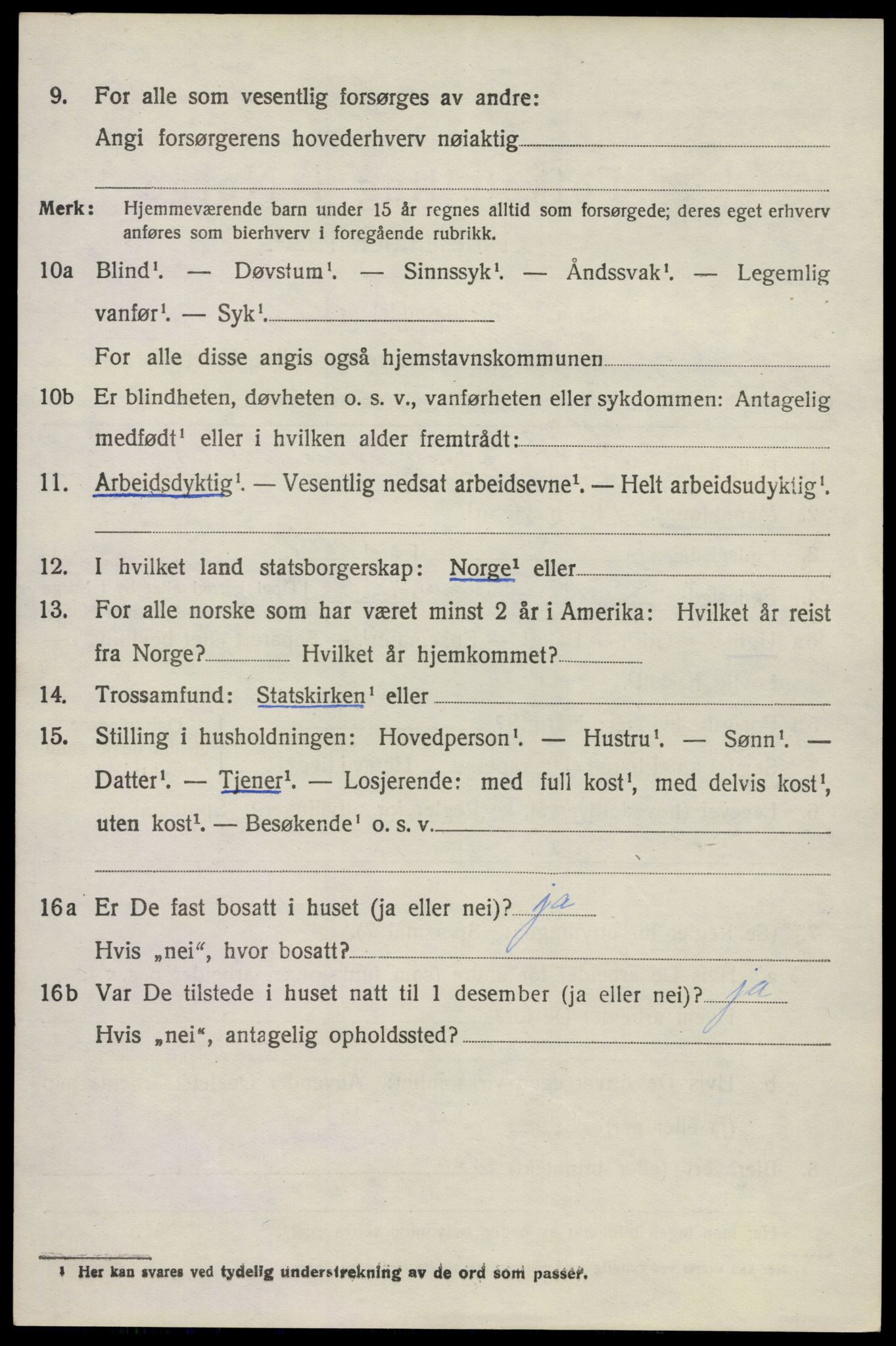 SAKO, 1920 census for Lardal, 1920, p. 2020
