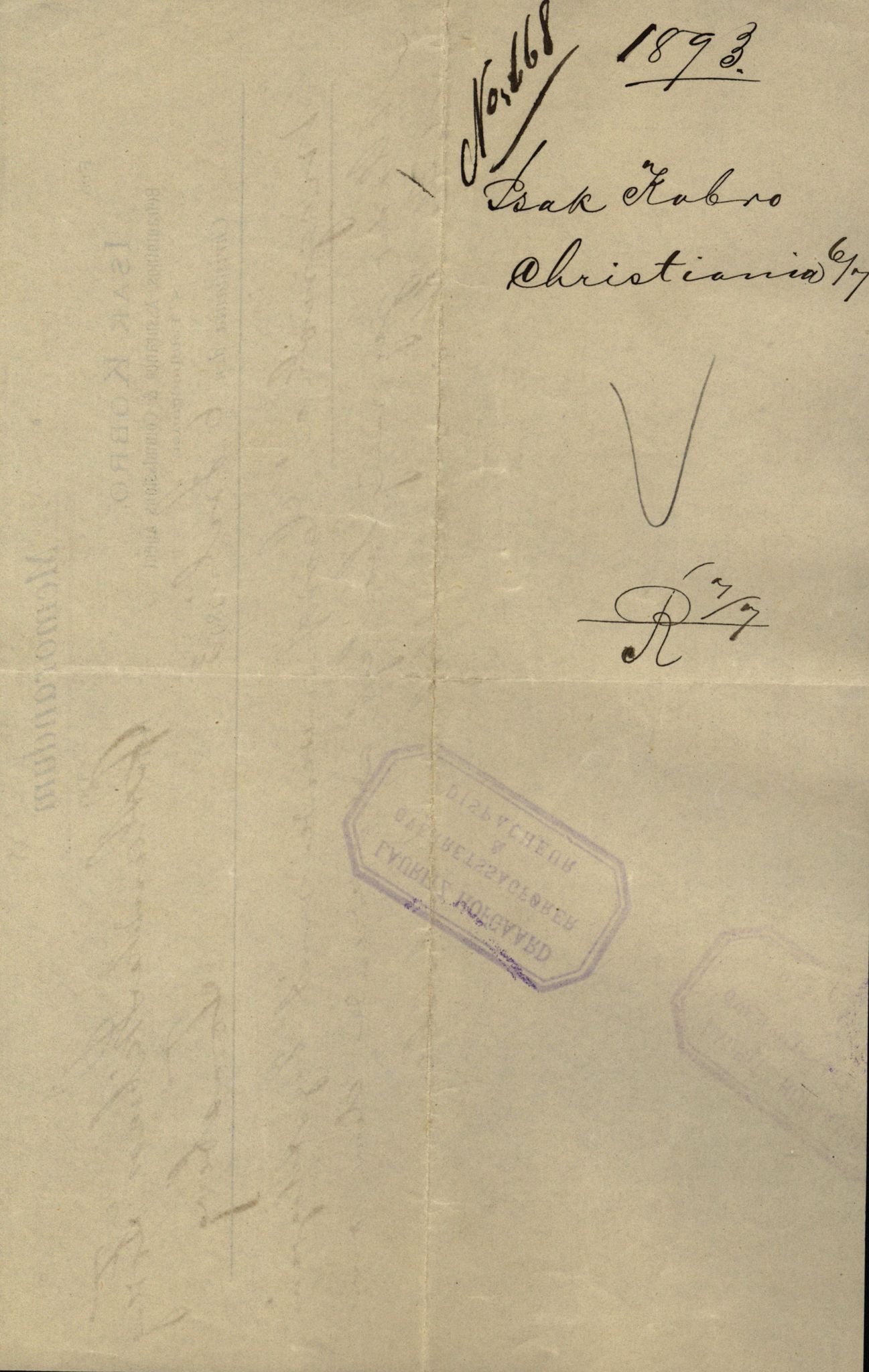Pa 63 - Østlandske skibsassuranceforening, VEMU/A-1079/G/Ga/L0030/0007: Havaridokumenter / Furu, Magnhild, Magnolia, Havfruen, Tichborne, 1893, p. 27