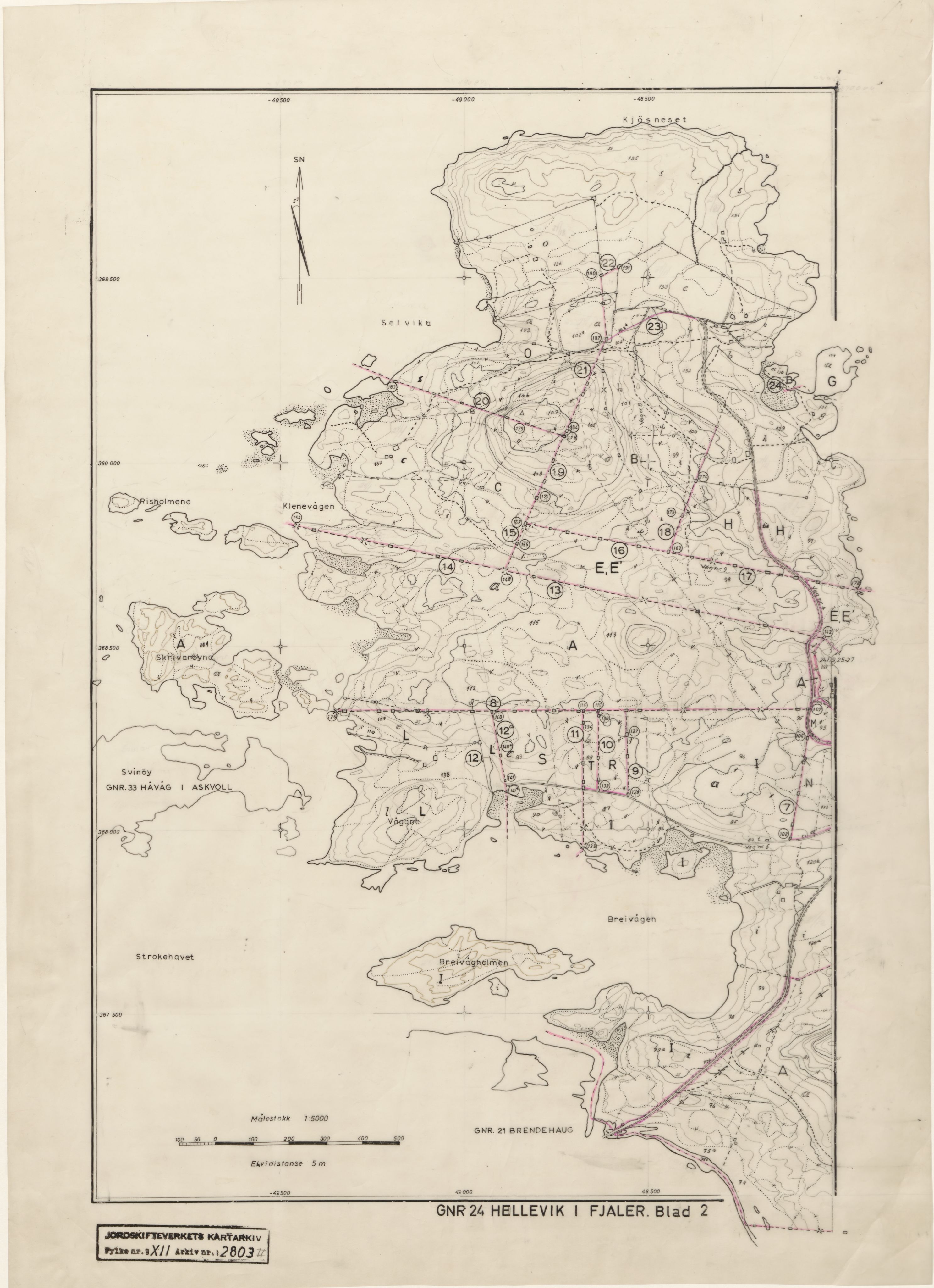 Jordskifteverkets kartarkiv, RA/S-3929/T, 1859-1988, p. 3447