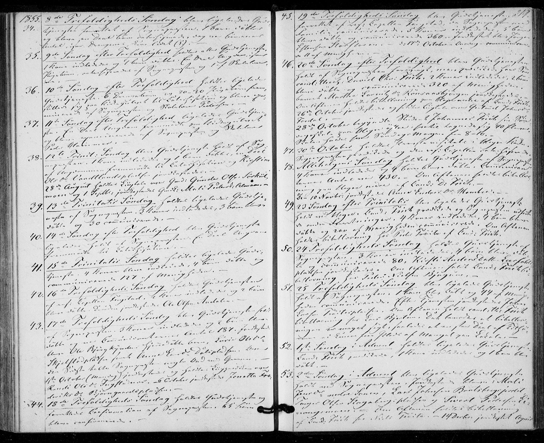 Ministerialprotokoller, klokkerbøker og fødselsregistre - Nord-Trøndelag, SAT/A-1458/703/L0028: Parish register (official) no. 703A01, 1850-1862, p. 219