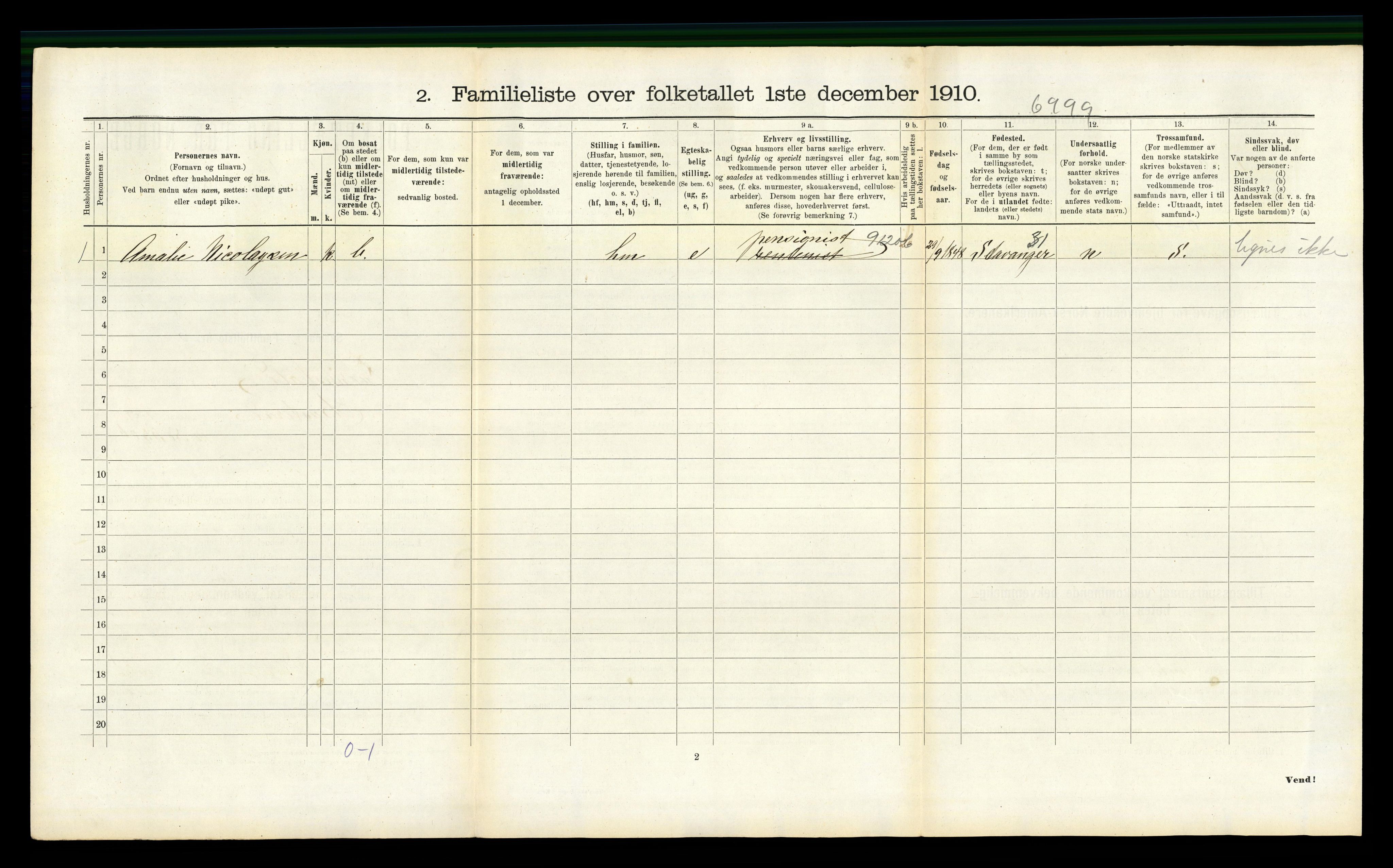 RA, 1910 census for Fredrikshald, 1910, p. 4313