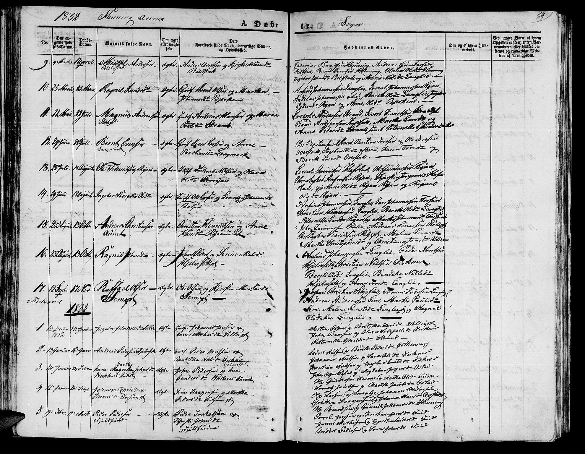 Ministerialprotokoller, klokkerbøker og fødselsregistre - Nord-Trøndelag, AV/SAT-A-1458/735/L0336: Parish register (official) no. 735A05 /3, 1825-1835, p. 89