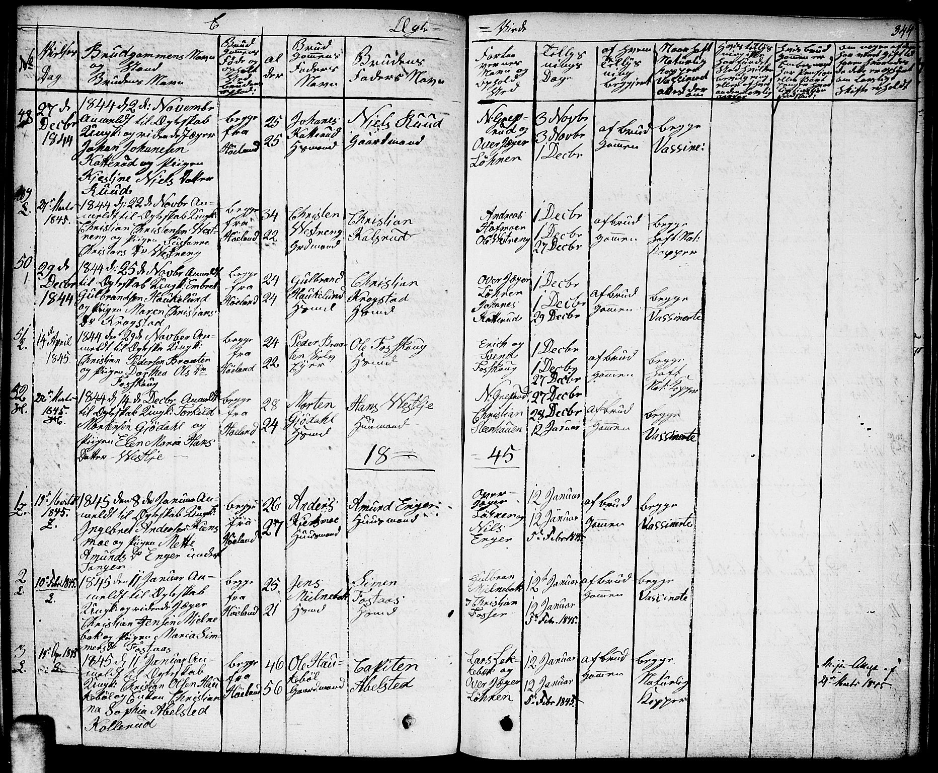 Høland prestekontor Kirkebøker, AV/SAO-A-10346a/F/Fa/L0008: Parish register (official) no. I 8, 1827-1845, p. 344