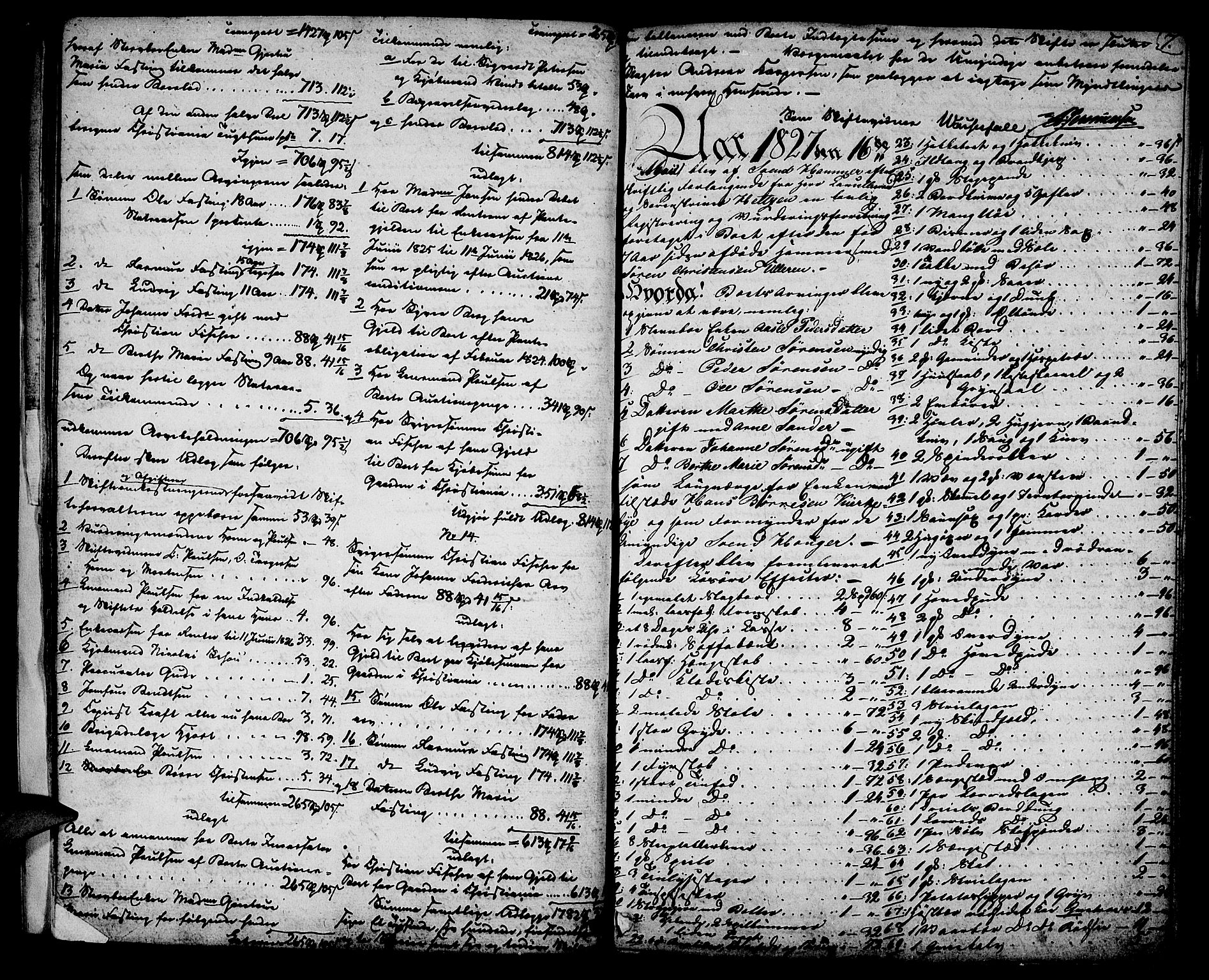 Aker sorenskriveri, AV/SAO-A-10895/H/Hb/L0021: Skifteprotokoll, 1827-1832, p. 6b-7a