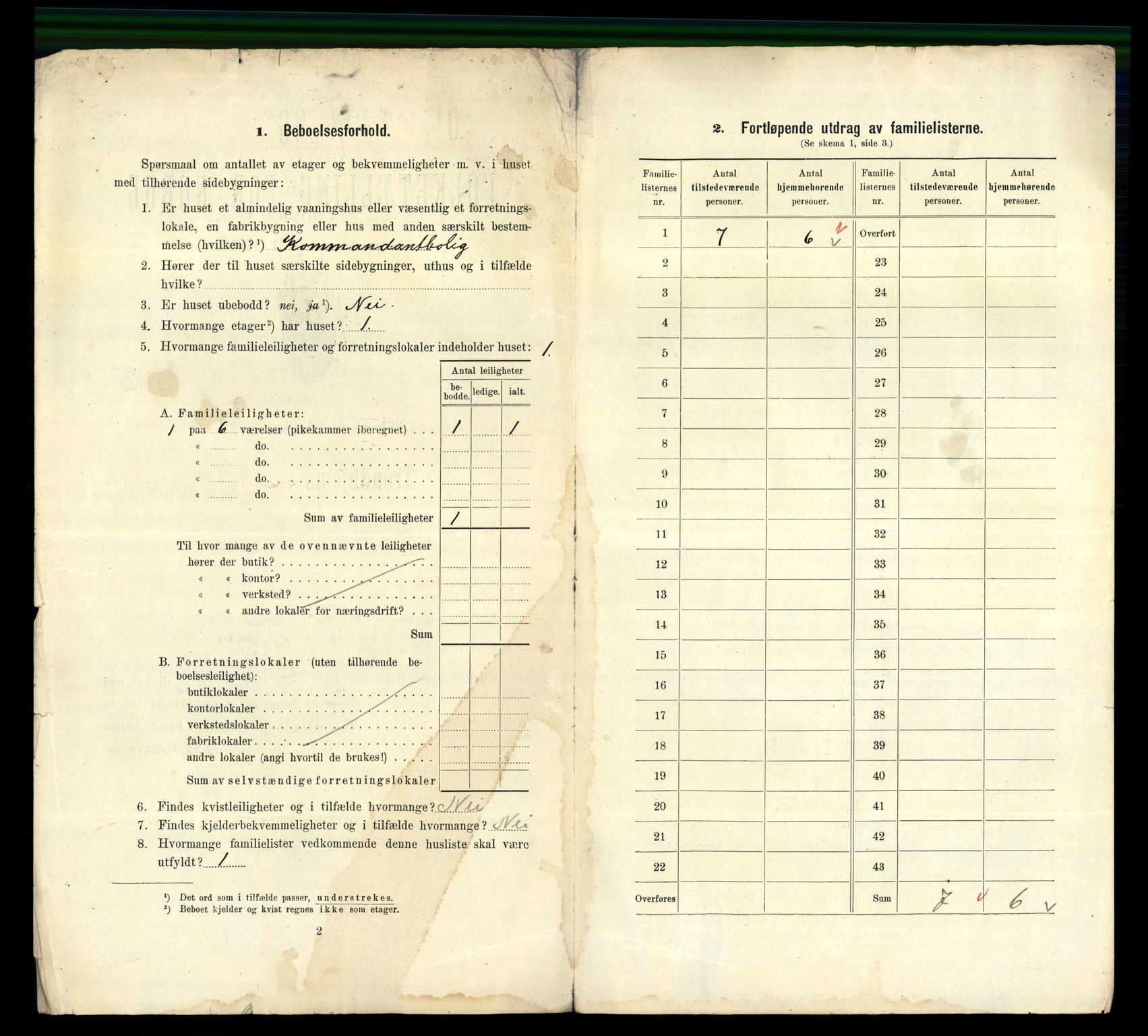 RA, 1910 census for Trondheim, 1910, p. 4724