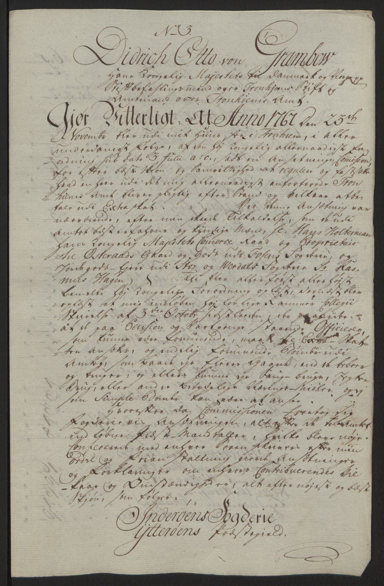 Rentekammeret inntil 1814, Reviderte regnskaper, Fogderegnskap, AV/RA-EA-4092/R63/L4420: Ekstraskatten Inderøy, 1762-1772, p. 426