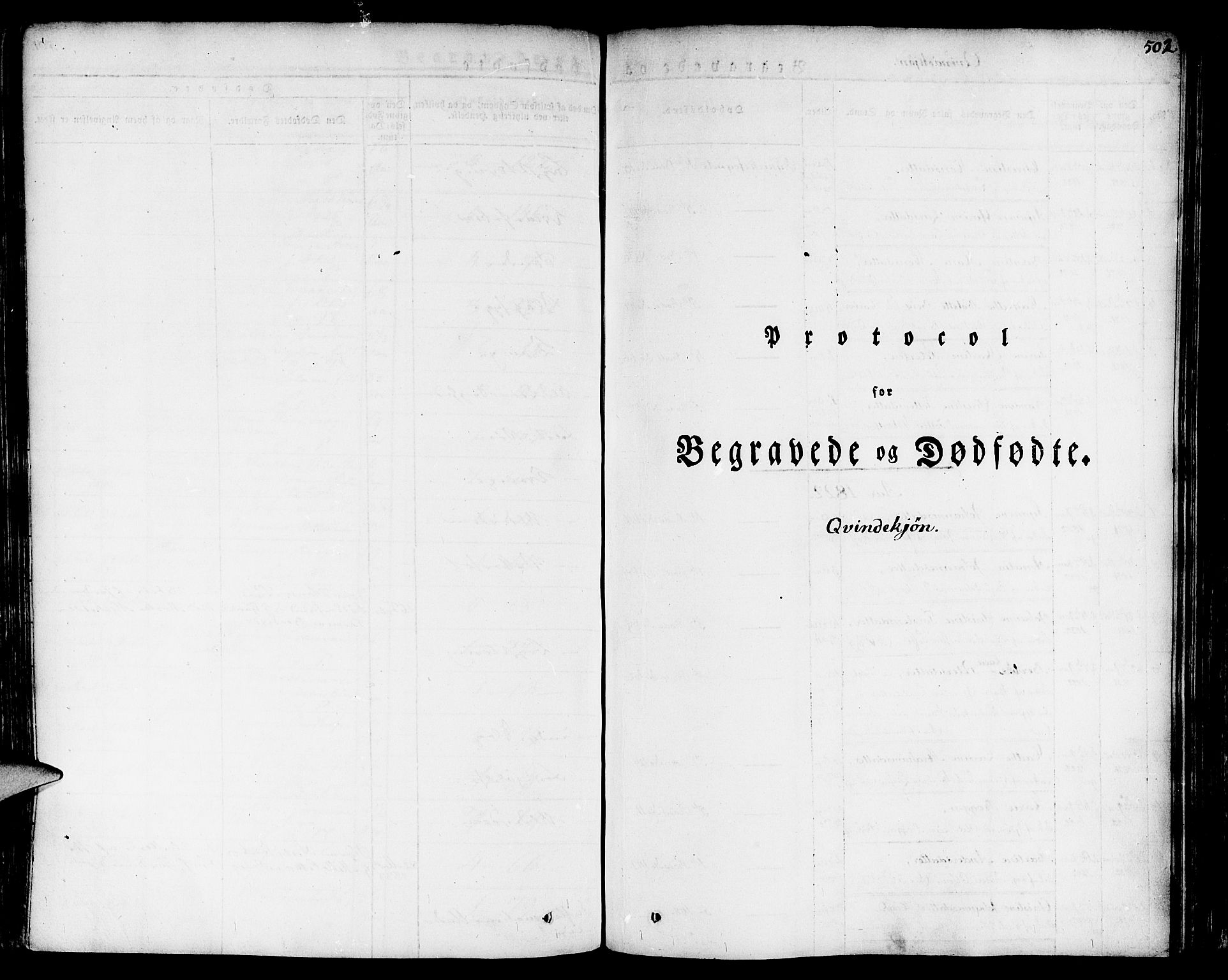 Nykirken Sokneprestembete, AV/SAB-A-77101/H/Haa/L0012: Parish register (official) no. A 12, 1821-1844, p. 502