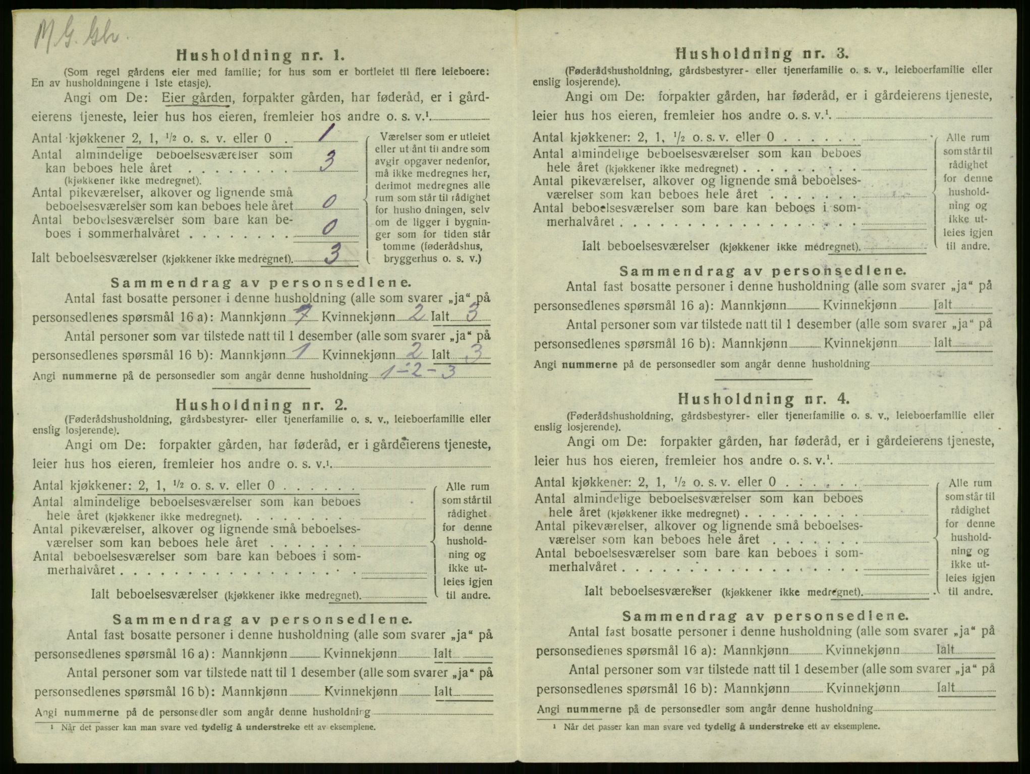 SAKO, 1920 census for Stokke, 1920, p. 54