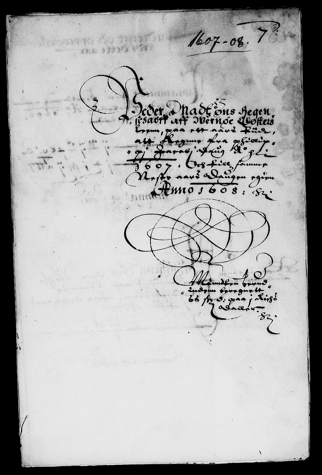 Rentekammeret inntil 1814, Reviderte regnskaper, Lensregnskaper, RA/EA-5023/R/Rb/Rbg/L0001: Verne kloster len, 1599-1619