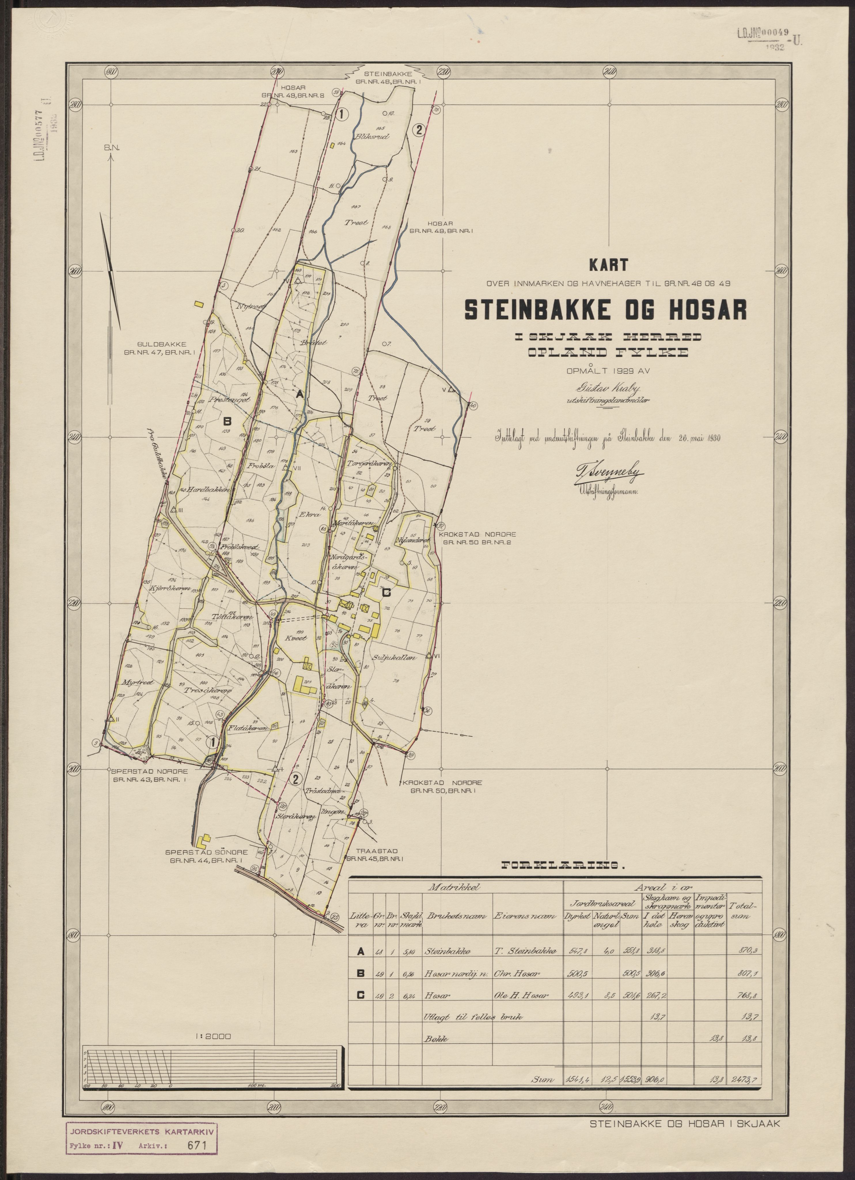 Jordskifteverkets kartarkiv, RA/S-3929/T, 1859-1988, p. 851