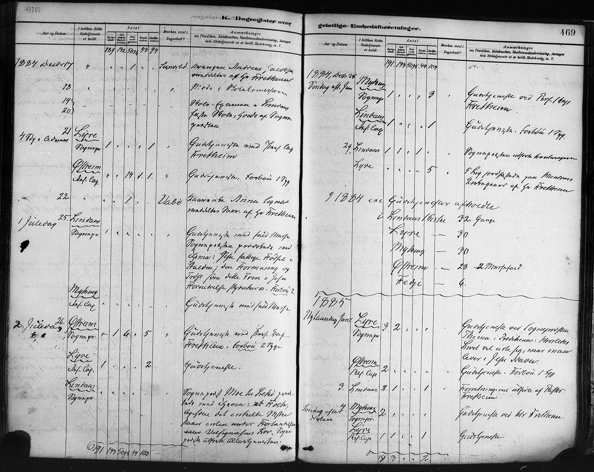 Lindås Sokneprestembete, AV/SAB-A-76701/H/Haa/Haaa/L0019: Parish register (official) no. A 19, 1878-1912, p. 469