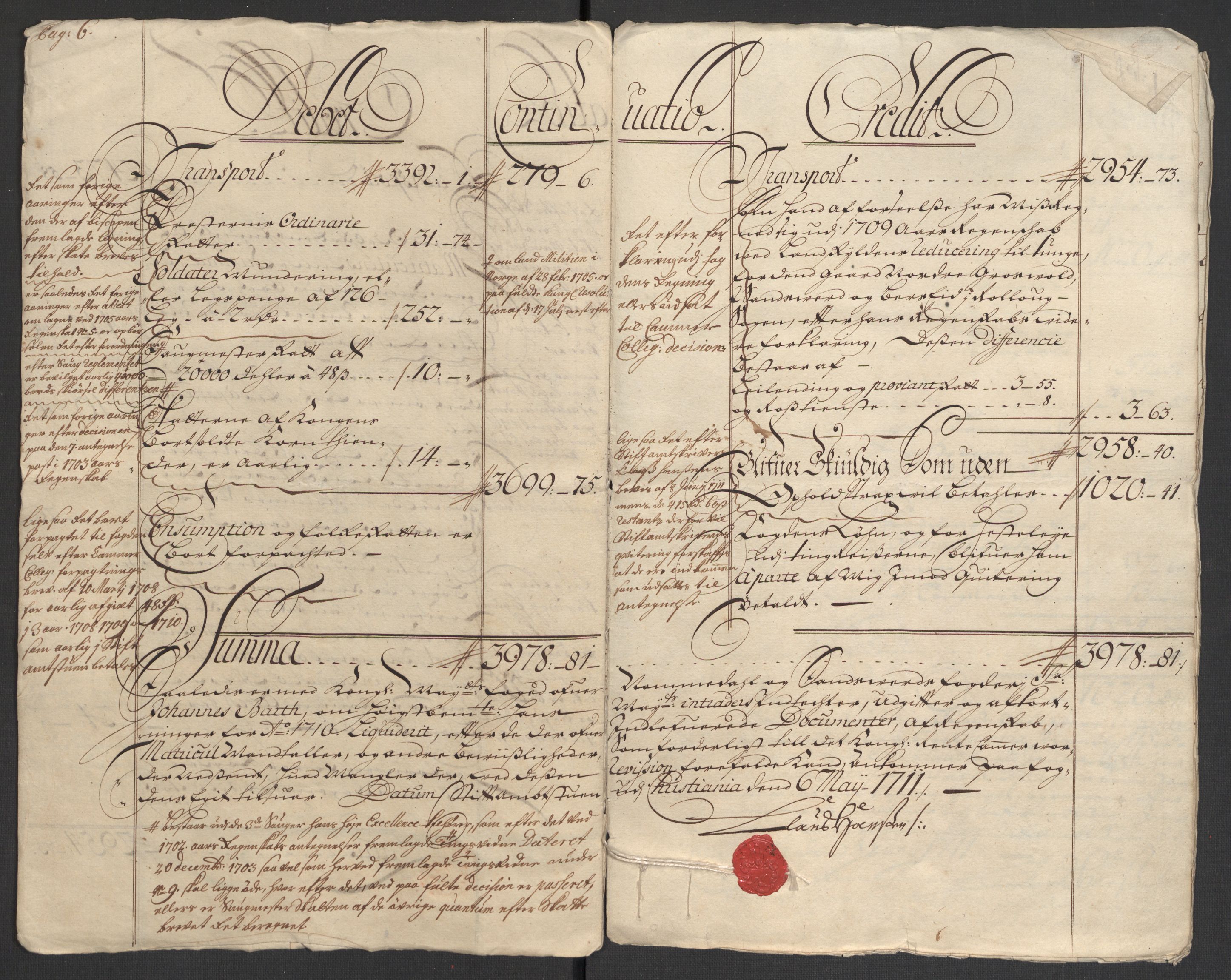 Rentekammeret inntil 1814, Reviderte regnskaper, Fogderegnskap, AV/RA-EA-4092/R24/L1585: Fogderegnskap Numedal og Sandsvær, 1709-1710, p. 149