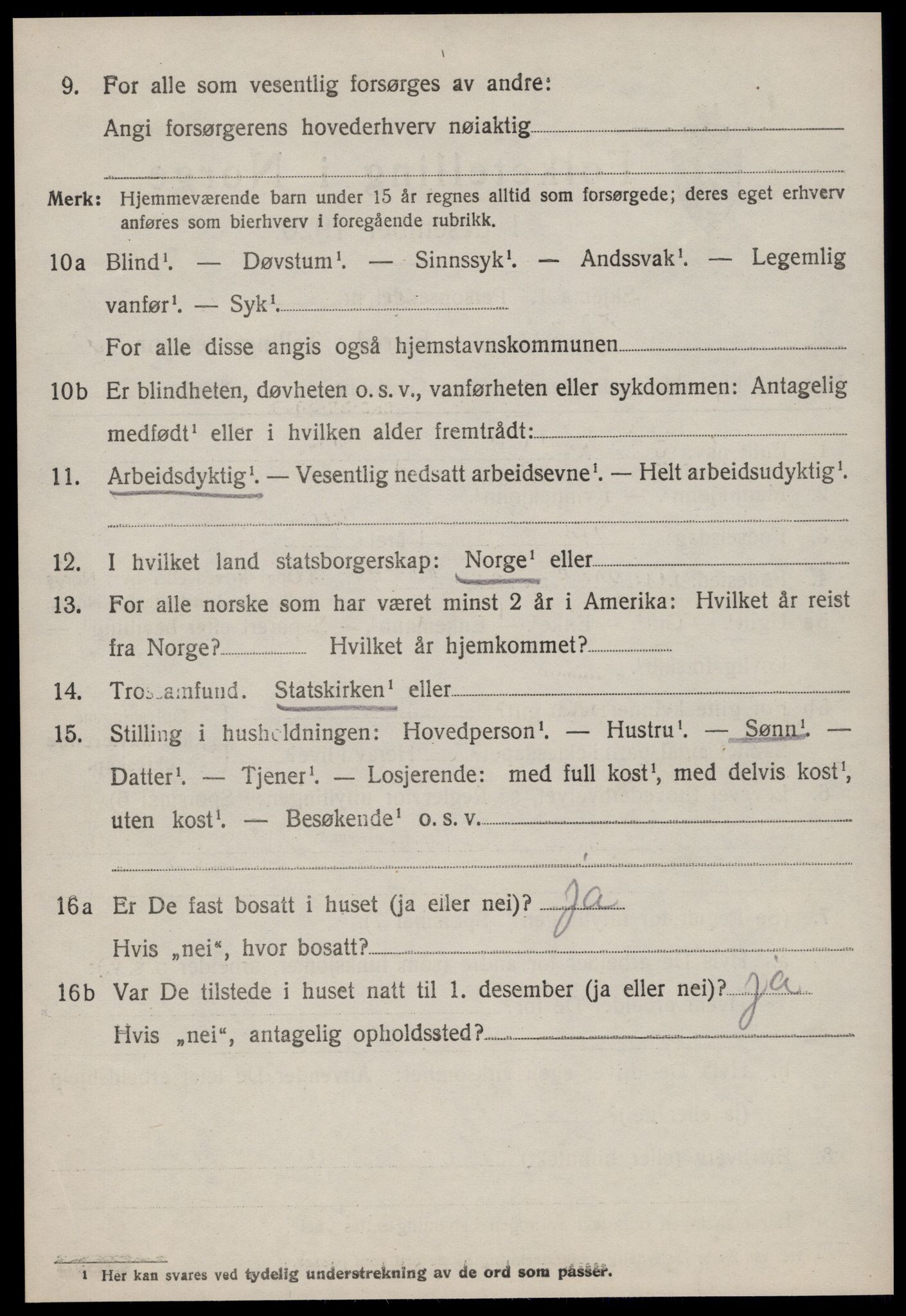 SAT, 1920 census for Aukra, 1920, p. 3204