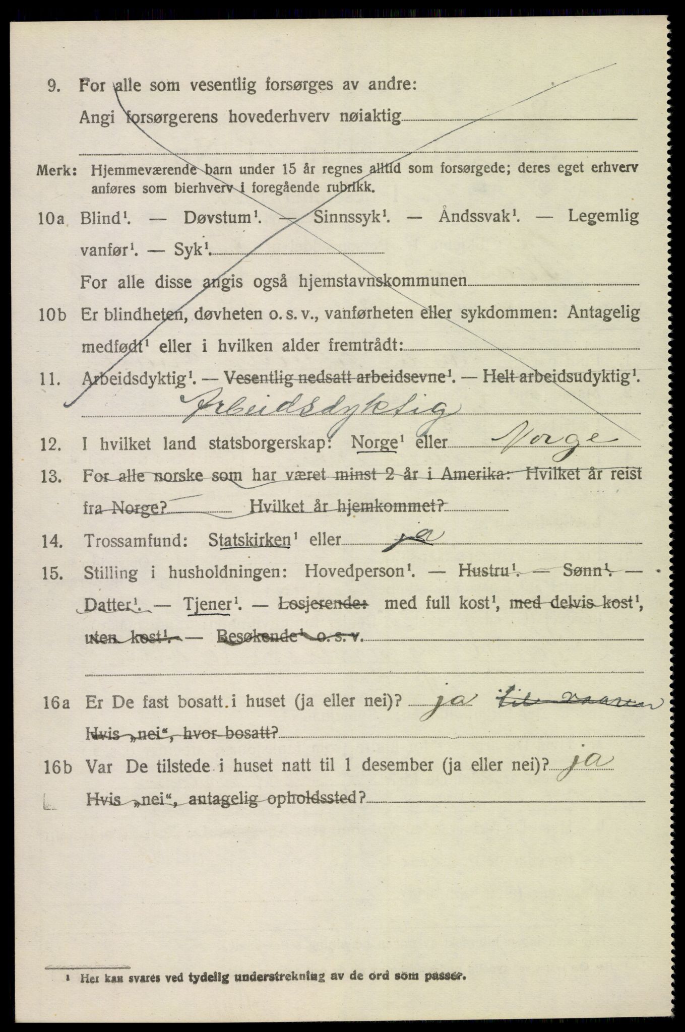 SAH, 1920 census for Fåberg, 1920, p. 10463